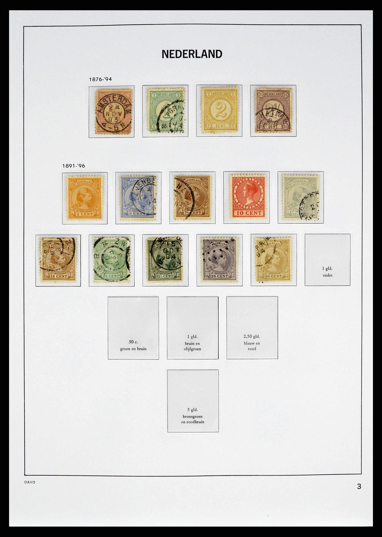 38389 0003 - Stamp collection 38389 Netherlands 1852-2008.