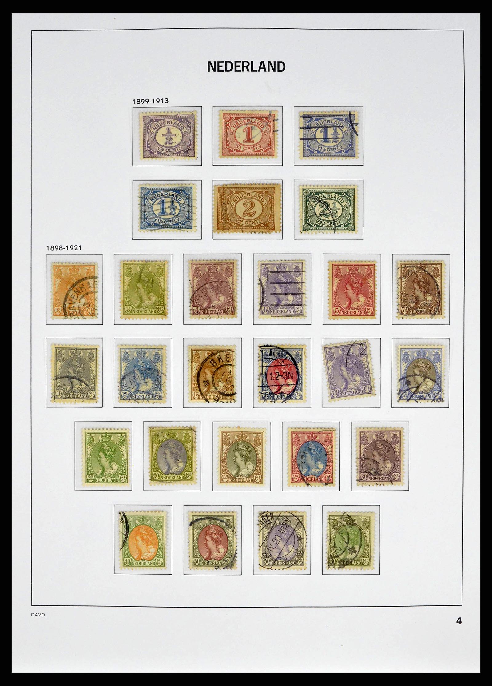 38389 0004 - Stamp collection 38389 Netherlands 1852-2008.