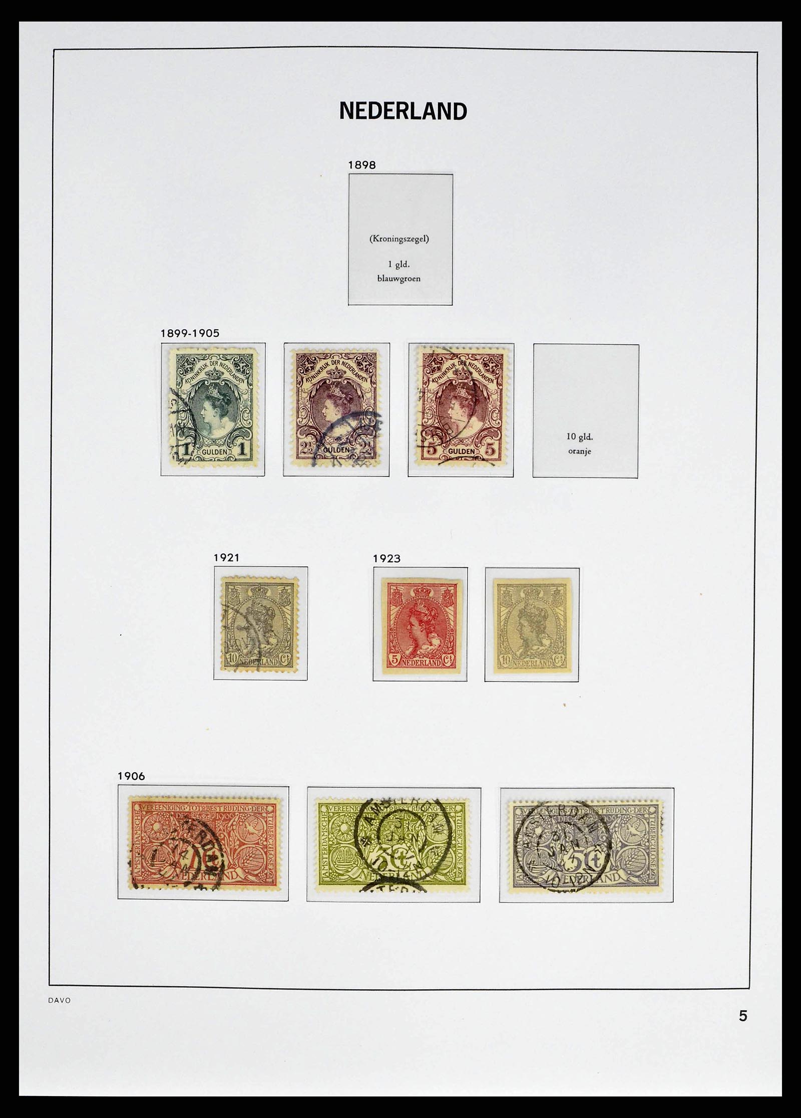 38389 0005 - Stamp collection 38389 Netherlands 1852-2008.