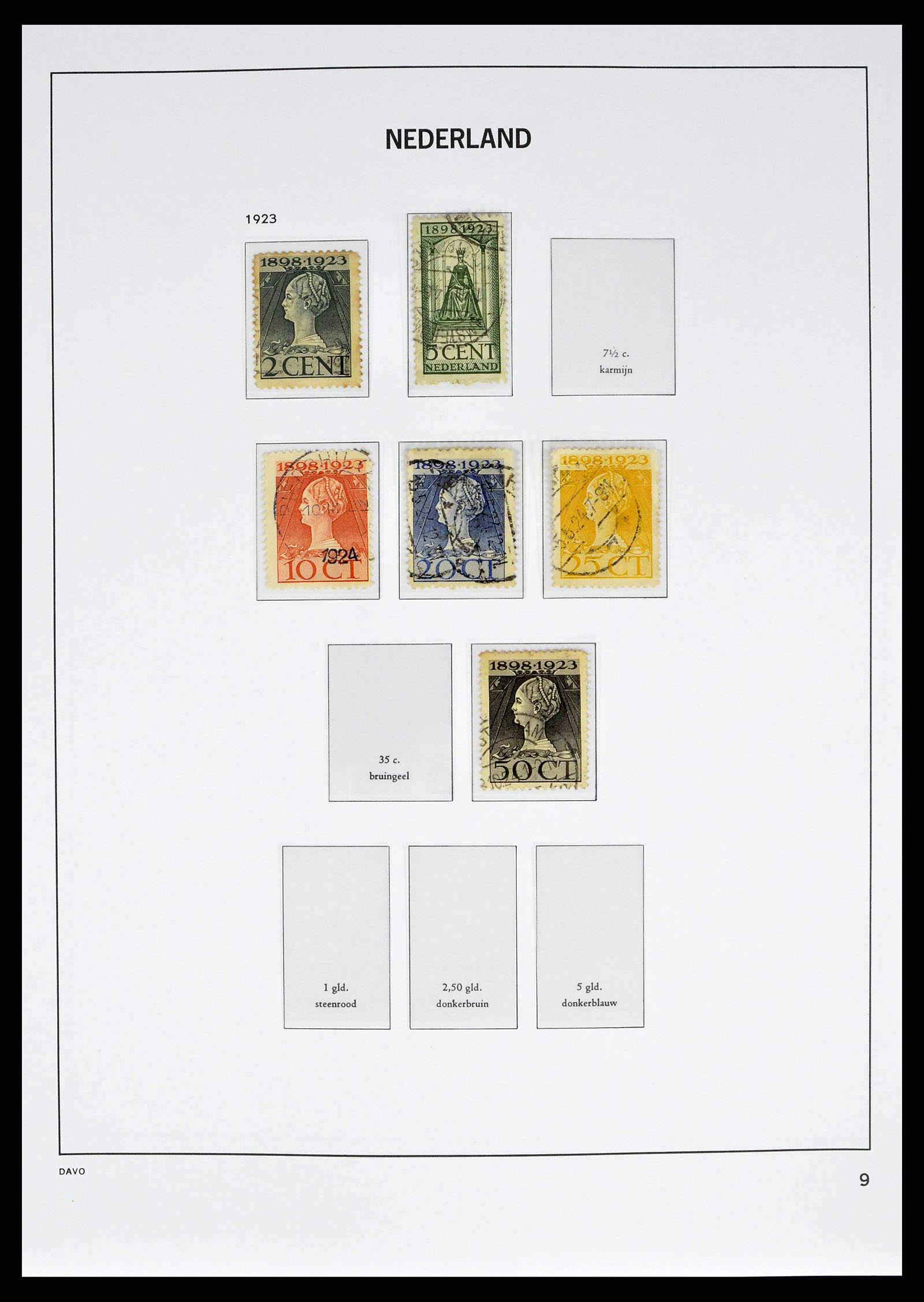 38389 0009 - Stamp collection 38389 Netherlands 1852-2008.