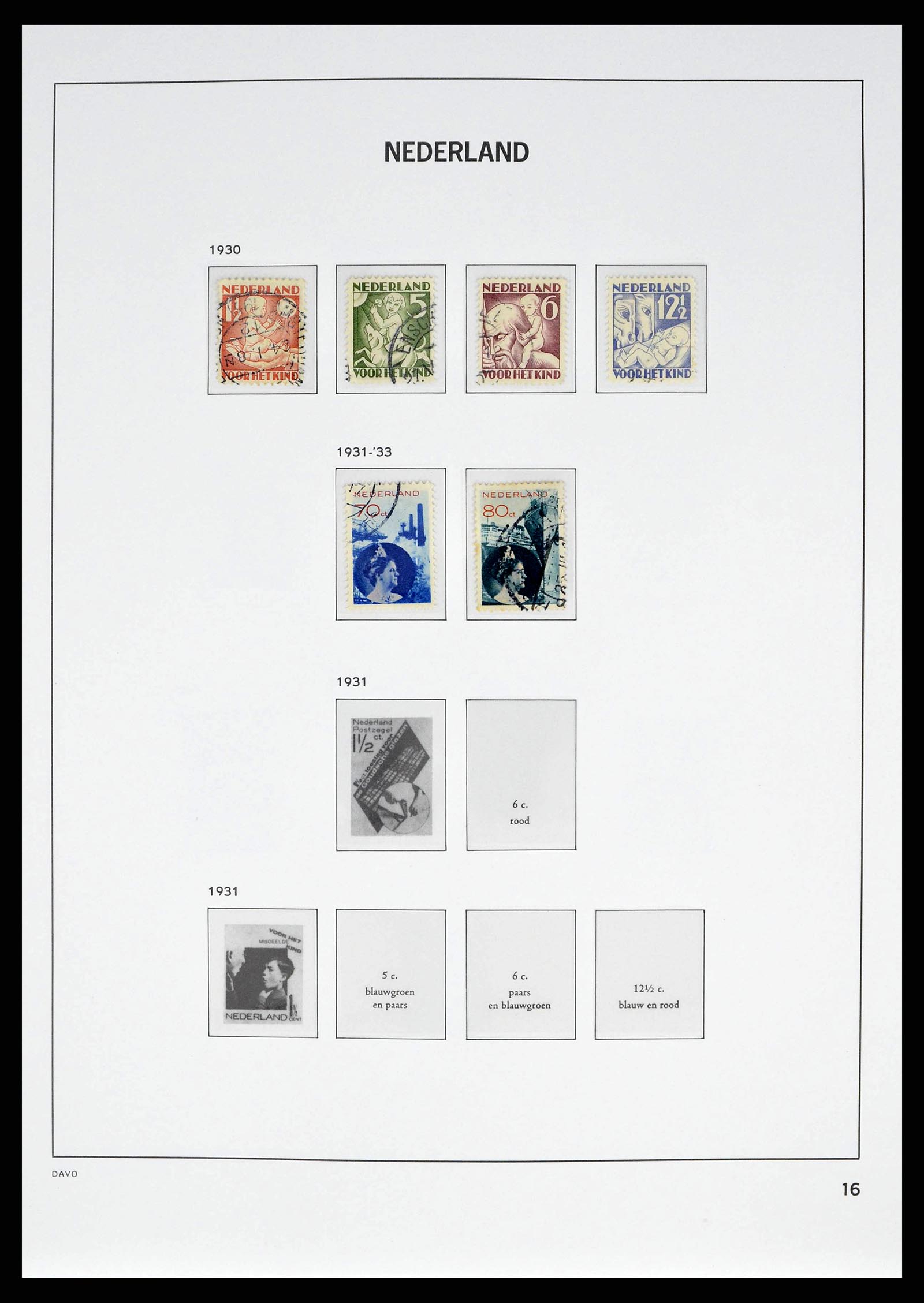 38389 0014 - Stamp collection 38389 Netherlands 1852-2008.