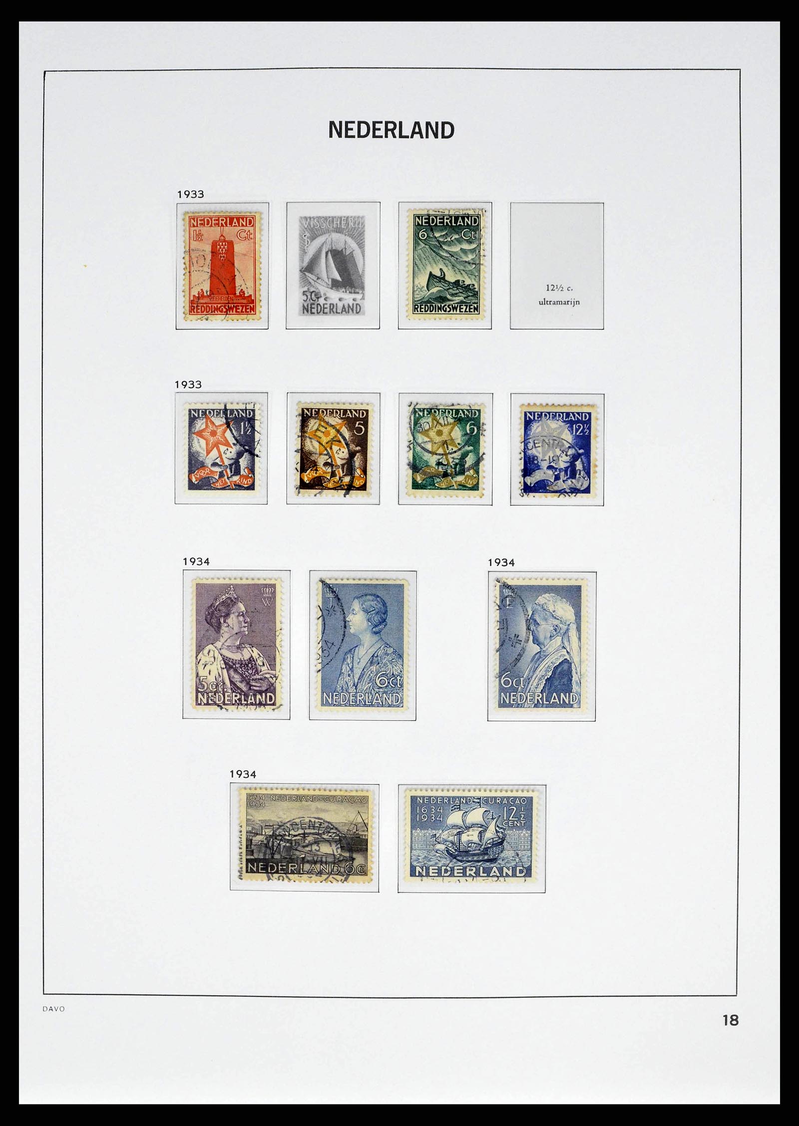 38389 0016 - Stamp collection 38389 Netherlands 1852-2008.