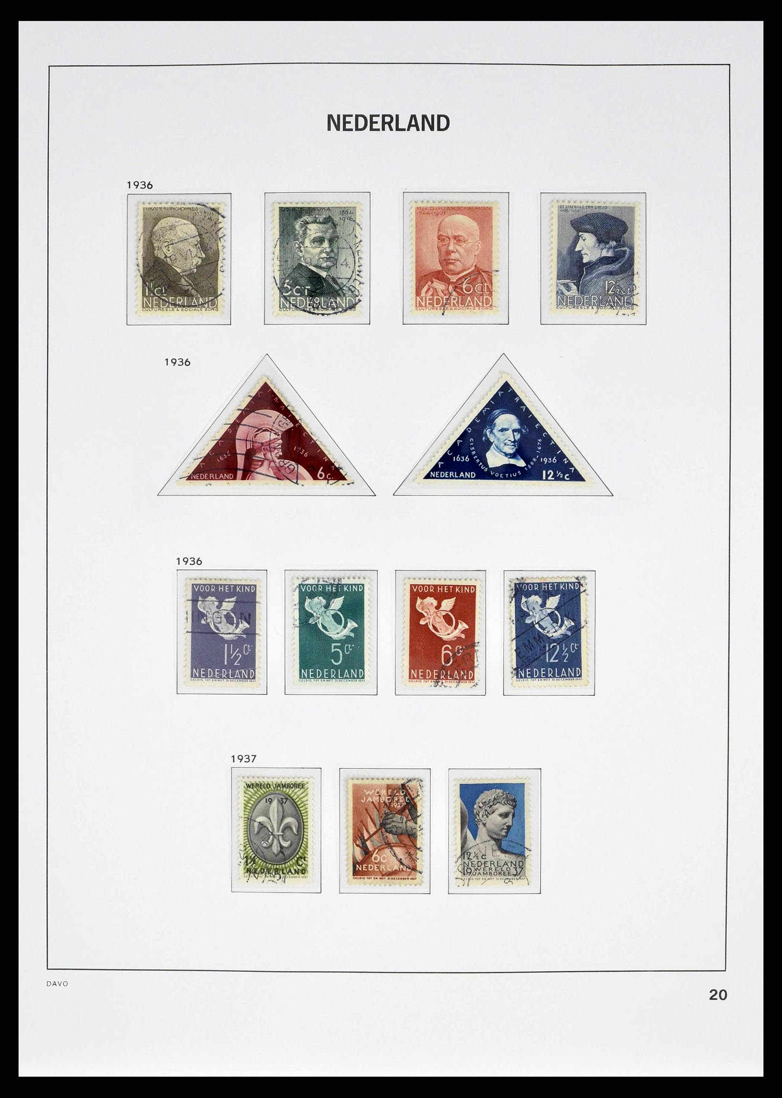 38389 0018 - Stamp collection 38389 Netherlands 1852-2008.