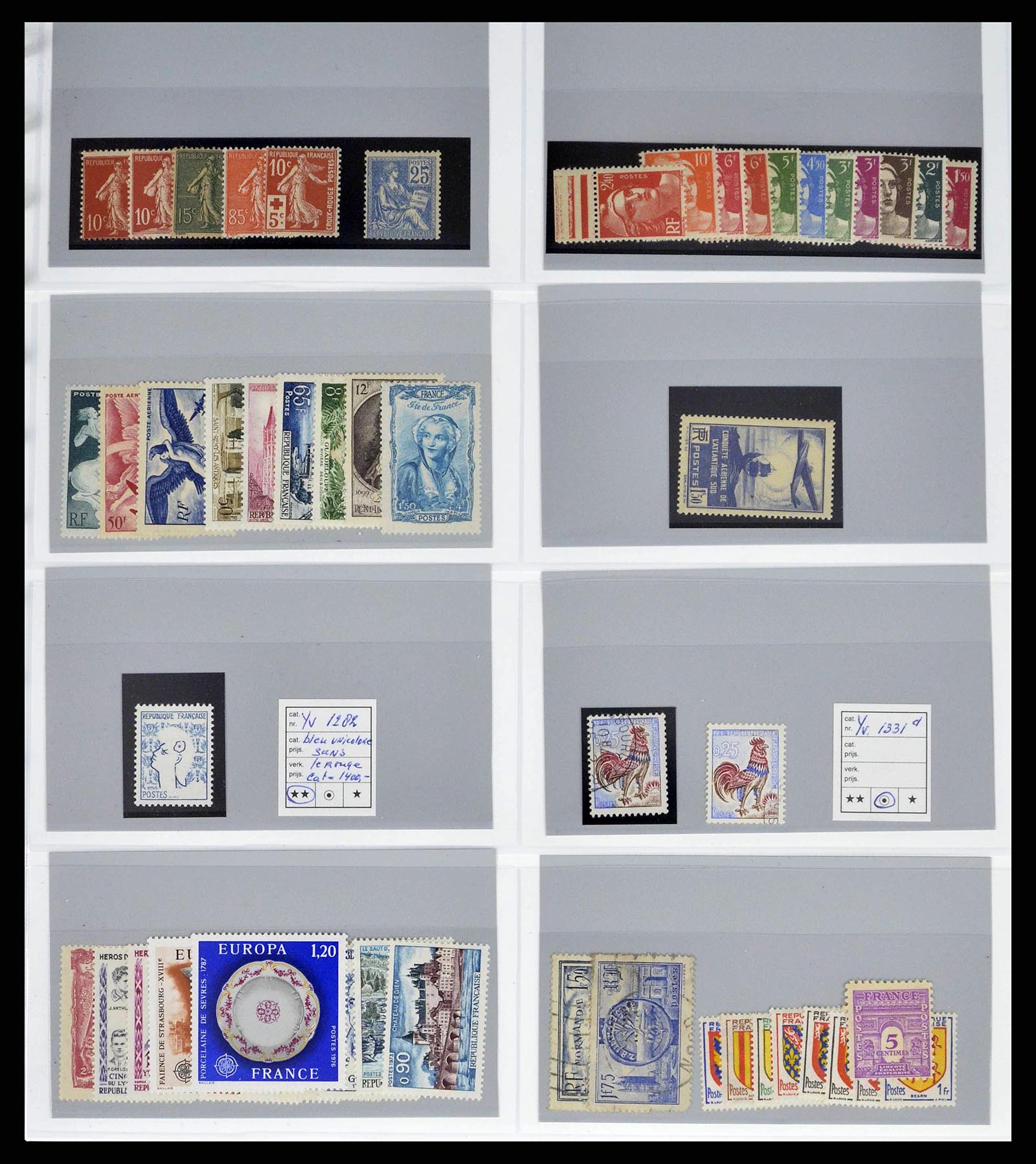 38468 0007 - Stamp collection 38468 World expensive issues 1860-1960.