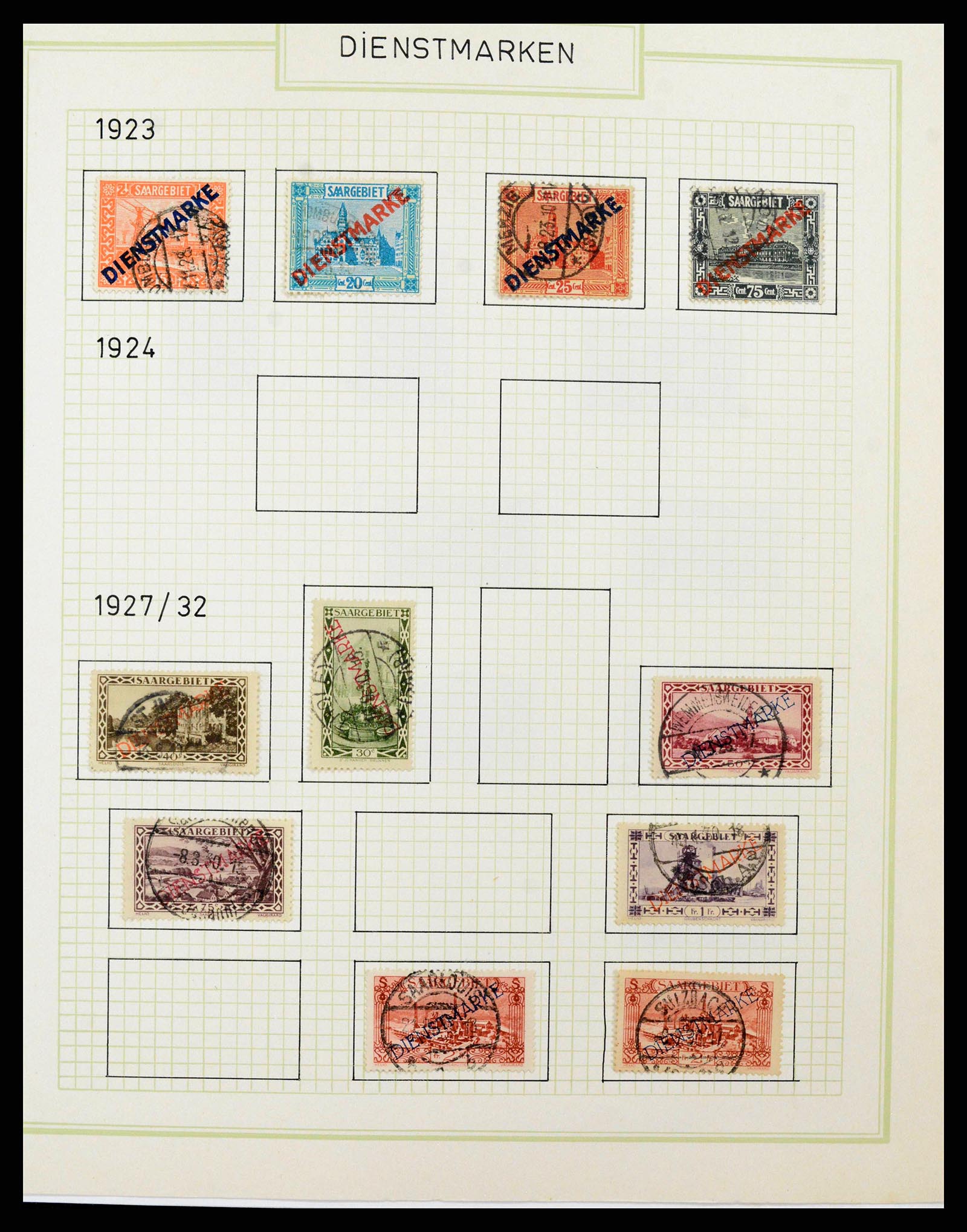 38469 0102 - Stamp collection 38469 German territories 1920-1959.