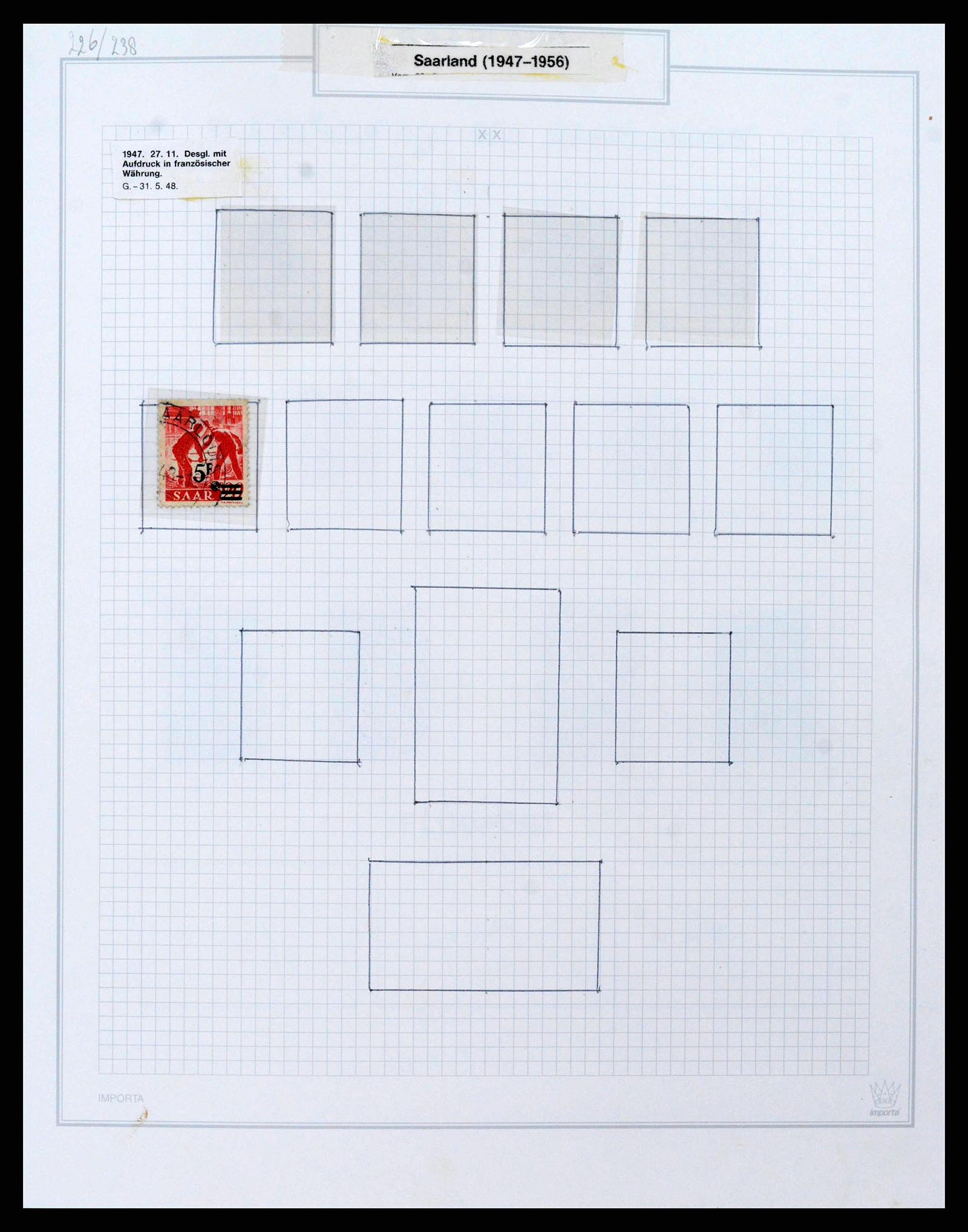 38469 0105 - Stamp collection 38469 German territories 1920-1959.