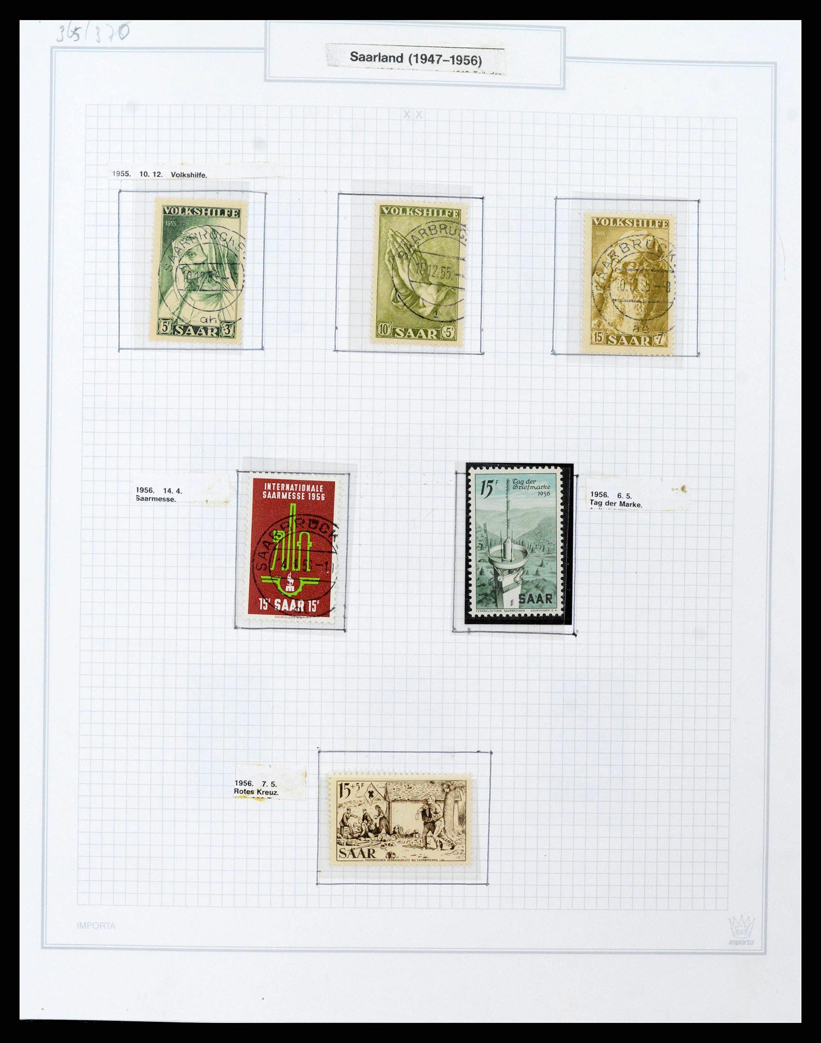 38469 0116 - Stamp collection 38469 German territories 1920-1959.