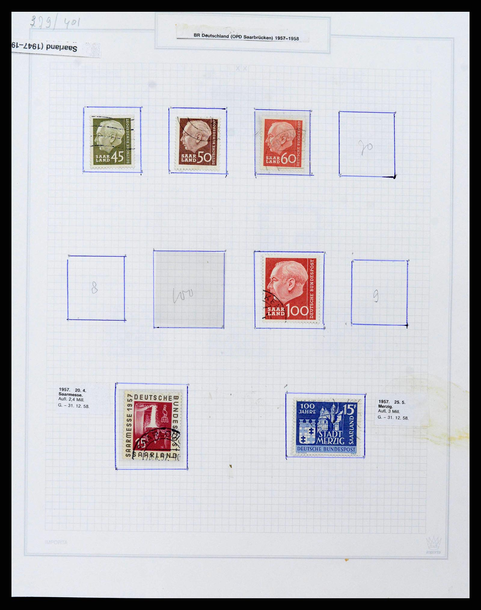 38469 0119 - Stamp collection 38469 German territories 1920-1959.