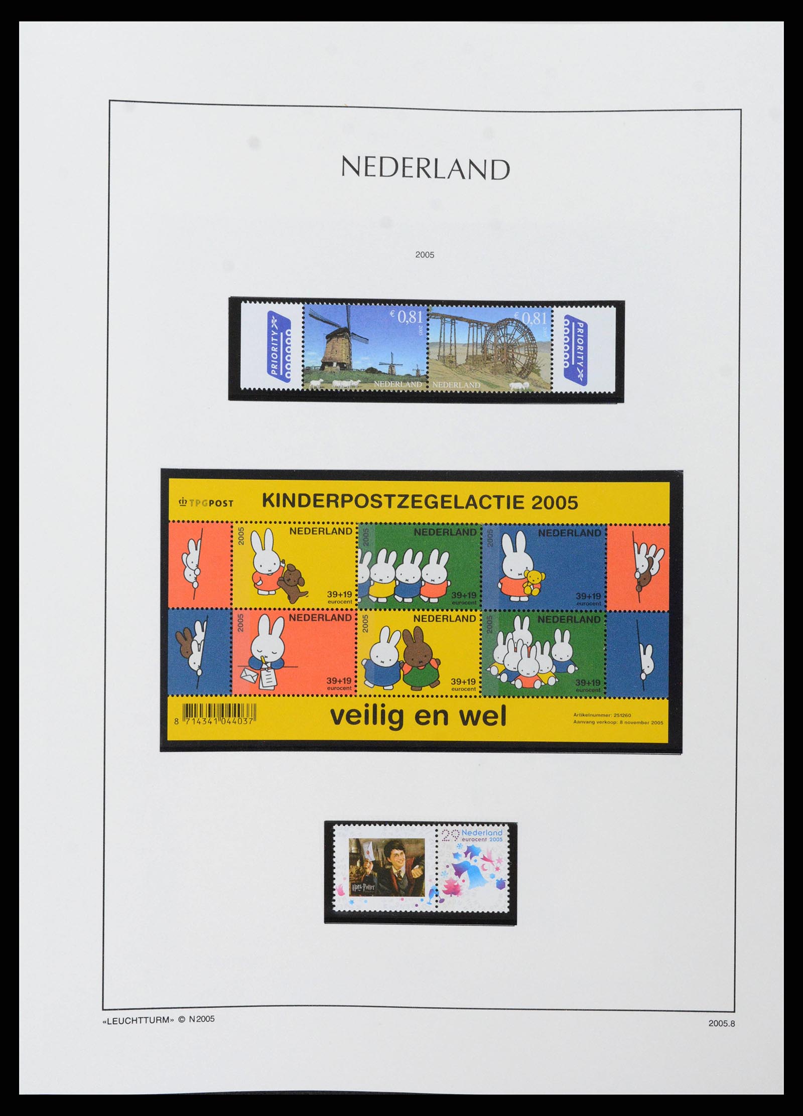 38496 0068 - Postzegelverzameling 38496 Nederland 1998-2022!