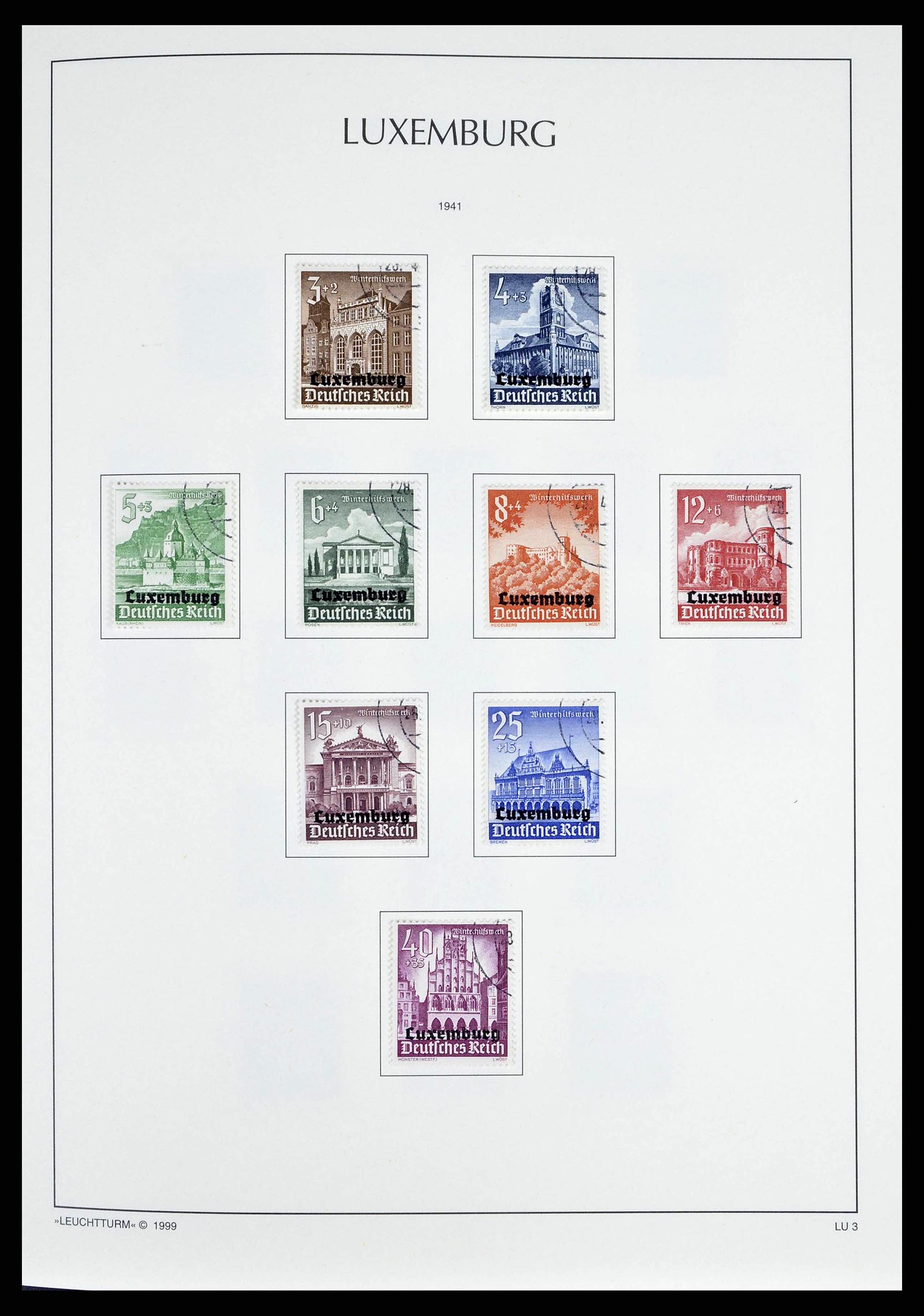 38501 0062 - Postzegelverzameling 38501 Duitse gebieden en bezettingen 1920-1945.
