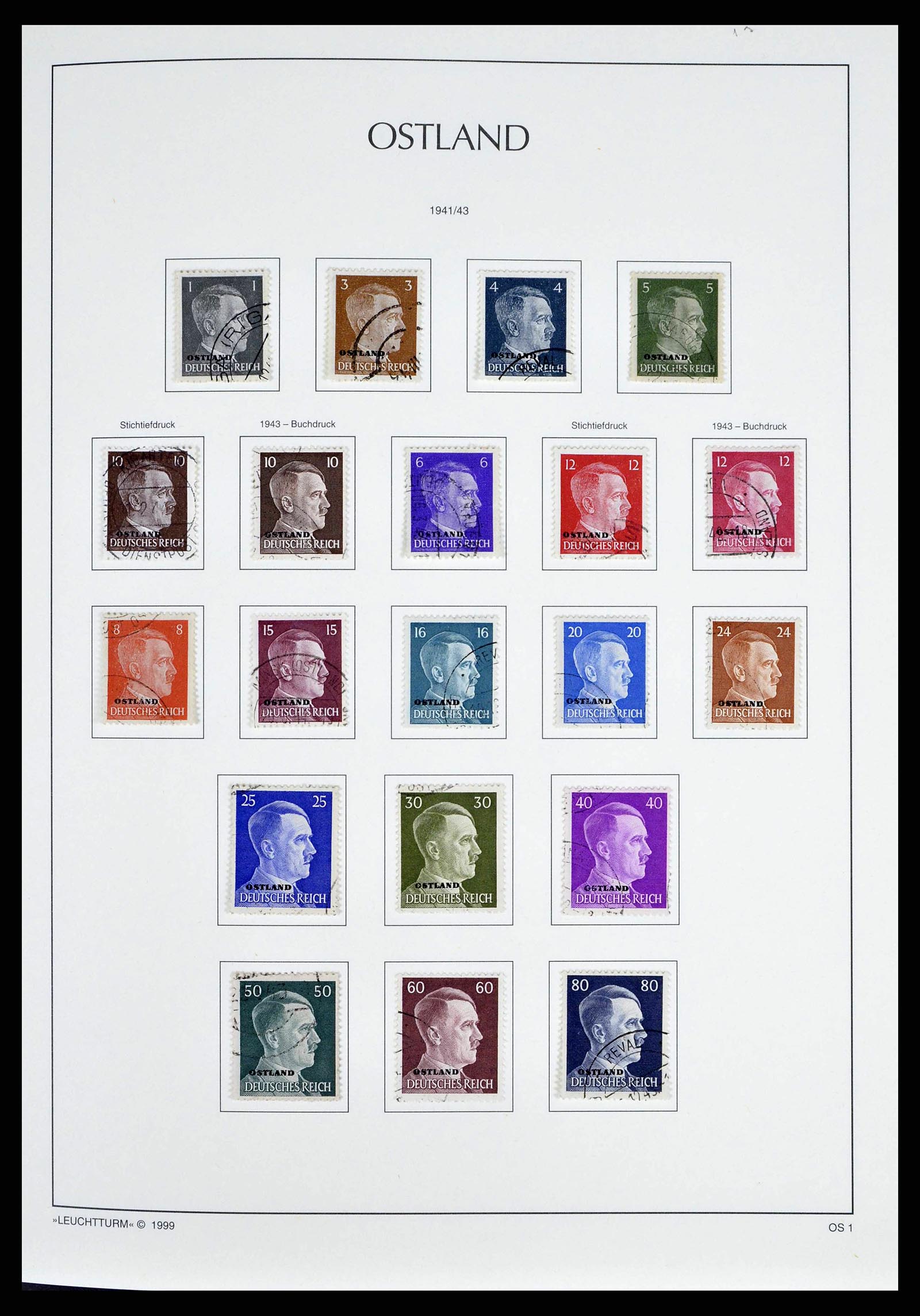 38501 0063 - Postzegelverzameling 38501 Duitse gebieden en bezettingen 1920-1945.