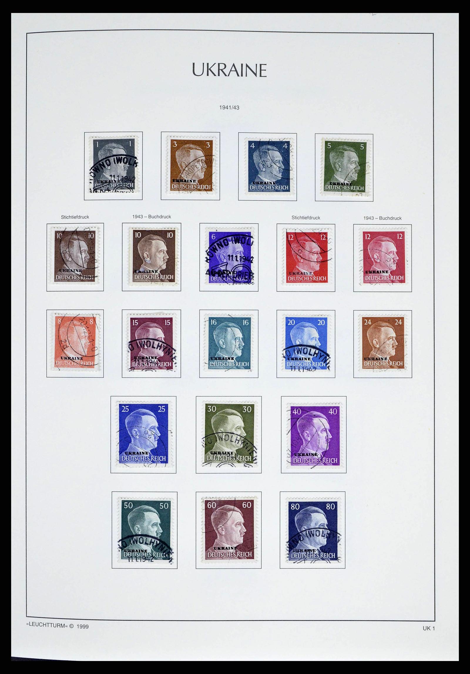 38501 0064 - Postzegelverzameling 38501 Duitse gebieden en bezettingen 1920-1945.