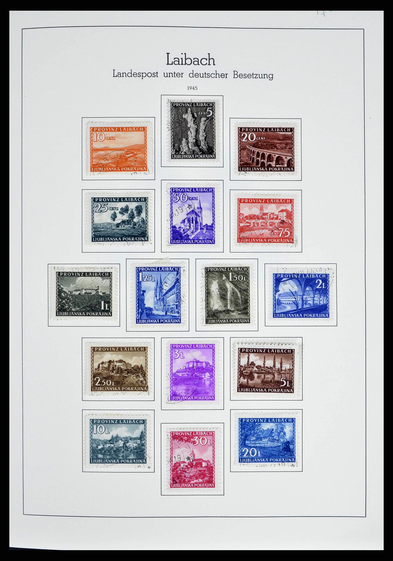 38501 0065 - Postzegelverzameling 38501 Duitse gebieden en bezettingen 1920-1945.