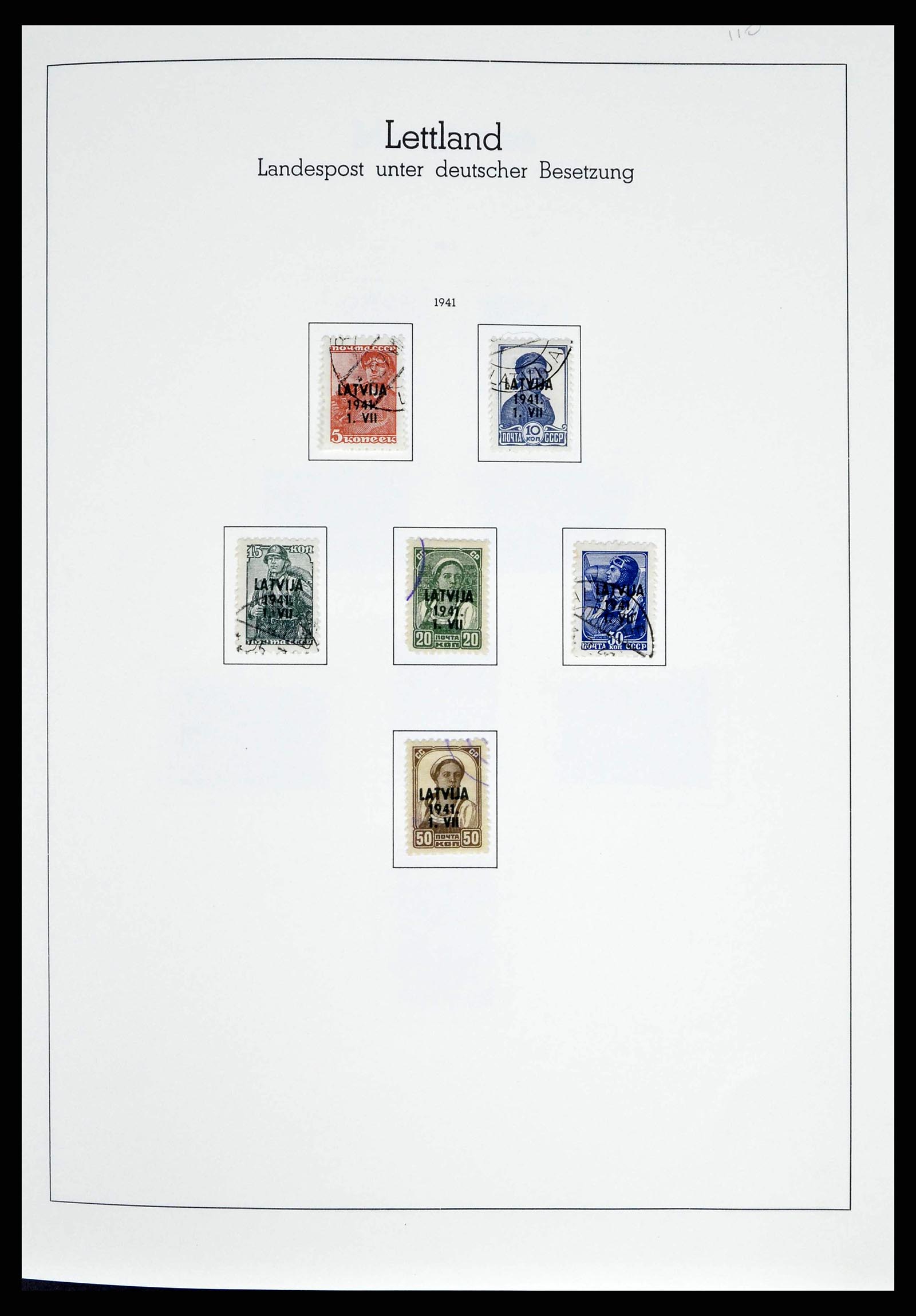 38501 0066 - Postzegelverzameling 38501 Duitse gebieden en bezettingen 1920-1945.
