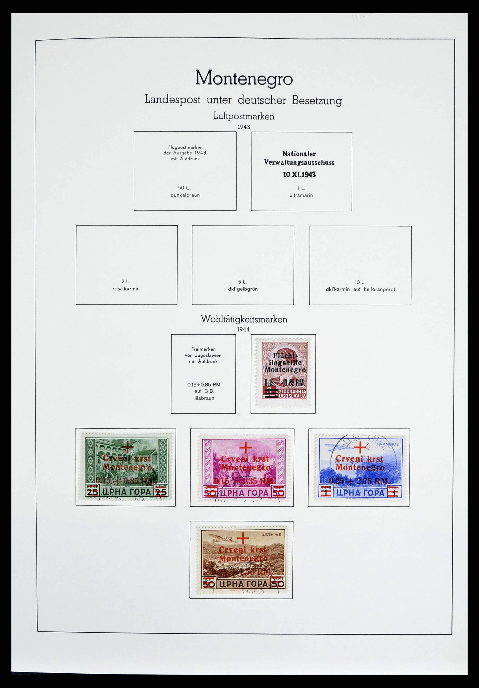 38501 0069 - Postzegelverzameling 38501 Duitse gebieden en bezettingen 1920-1945.