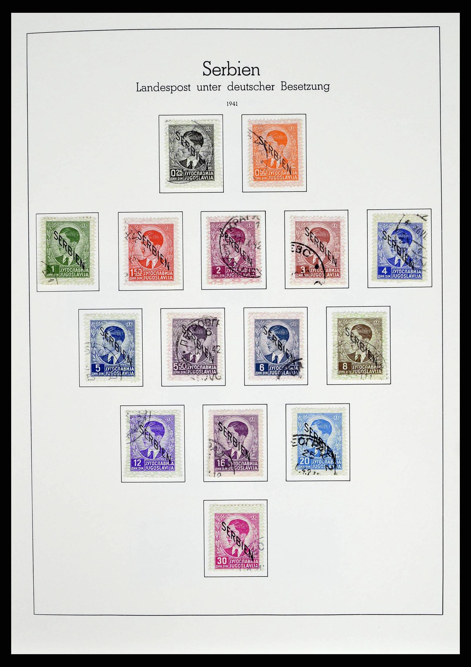 38501 0072 - Postzegelverzameling 38501 Duitse gebieden en bezettingen 1920-1945.