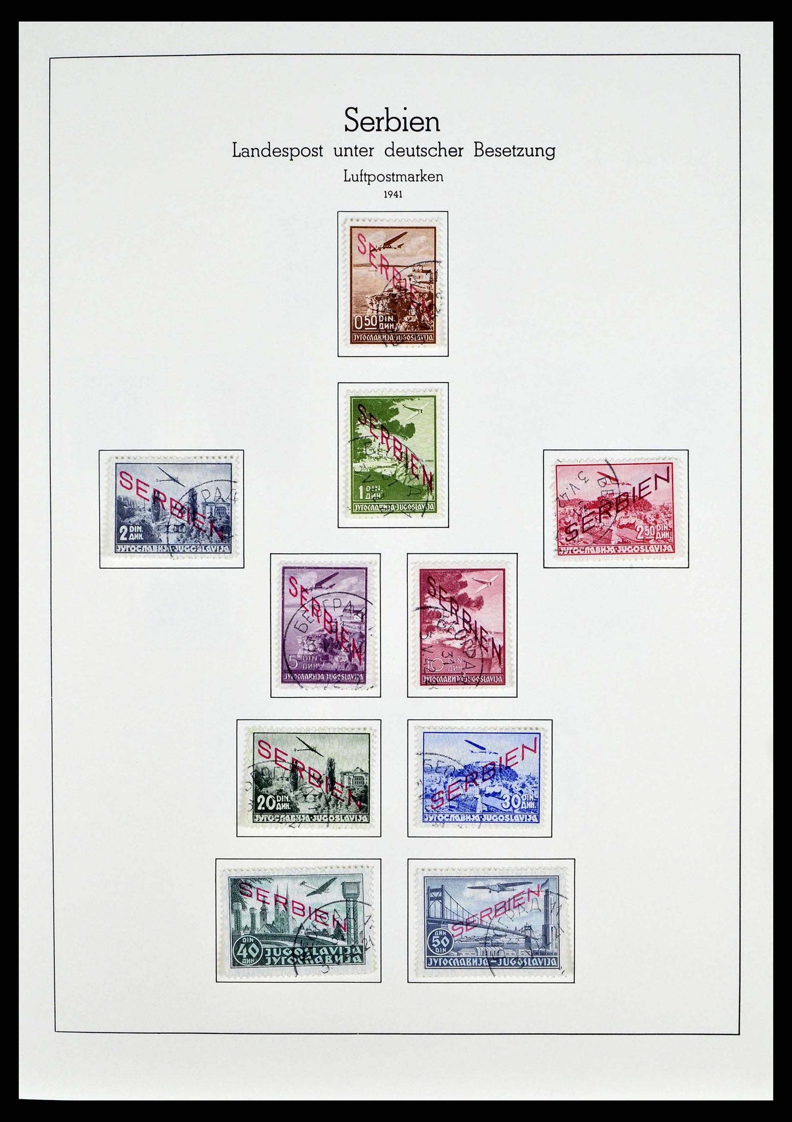 38501 0073 - Postzegelverzameling 38501 Duitse gebieden en bezettingen 1920-1945.