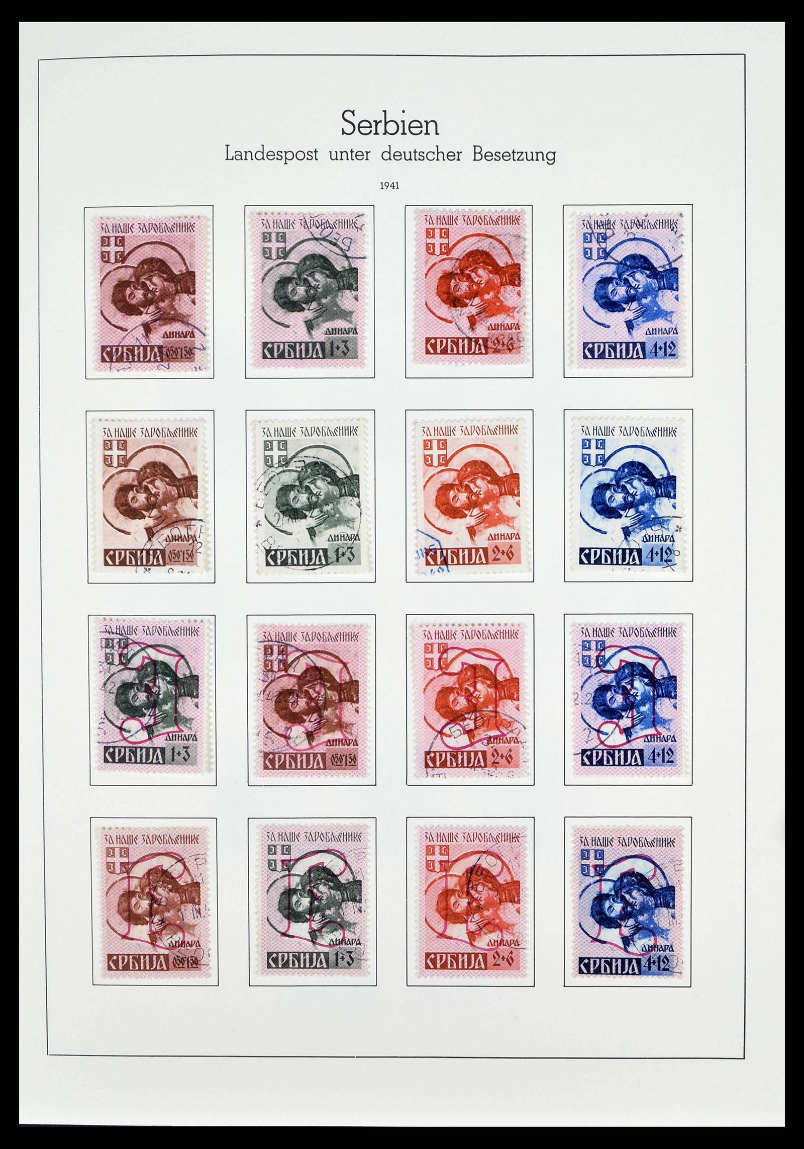 38501 0078 - Postzegelverzameling 38501 Duitse gebieden en bezettingen 1920-1945.