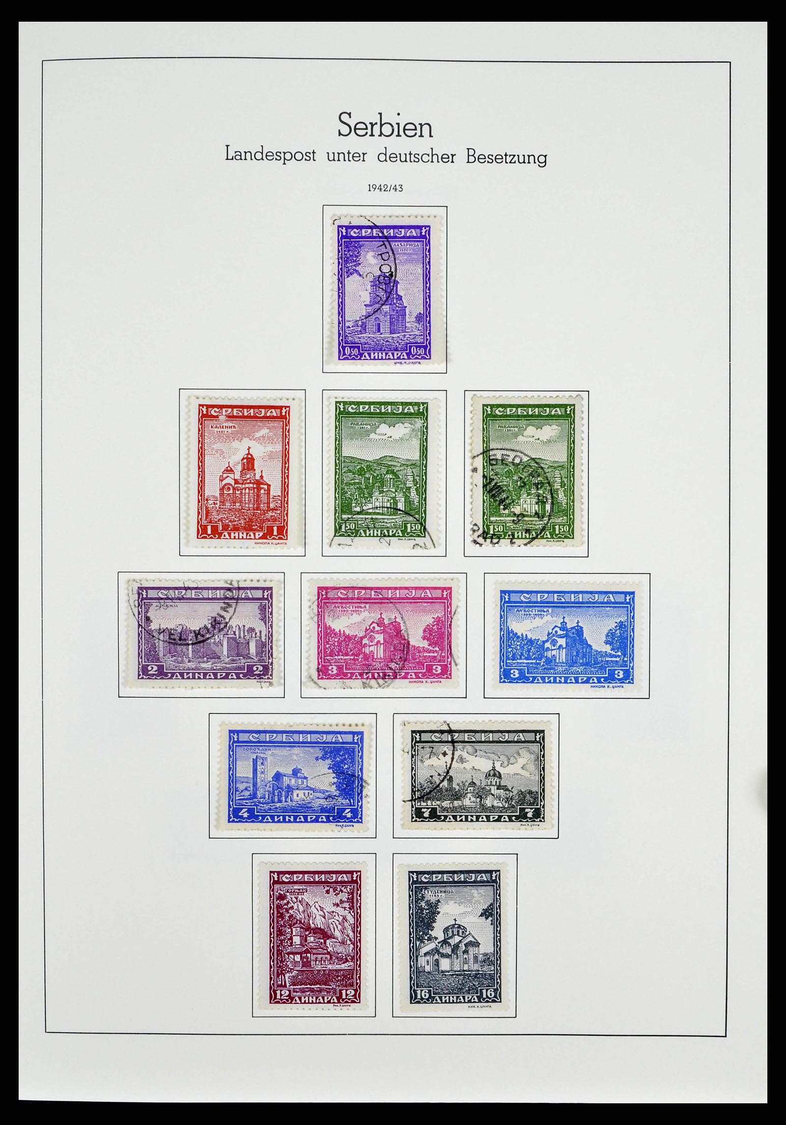 38501 0080 - Postzegelverzameling 38501 Duitse gebieden en bezettingen 1920-1945.