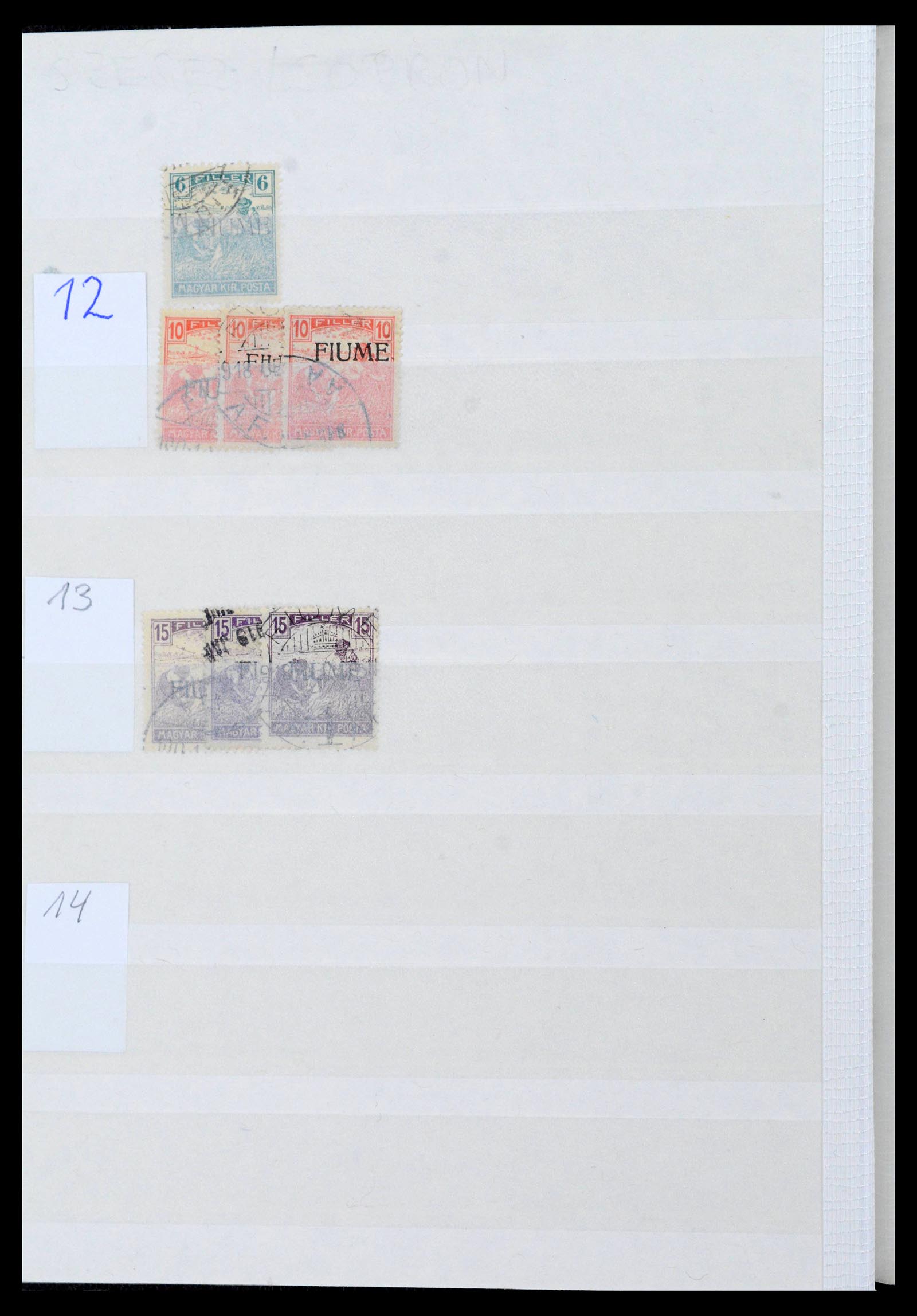 38506 0064 - Postzegelverzameling 38506 Fiume 1920-1924.