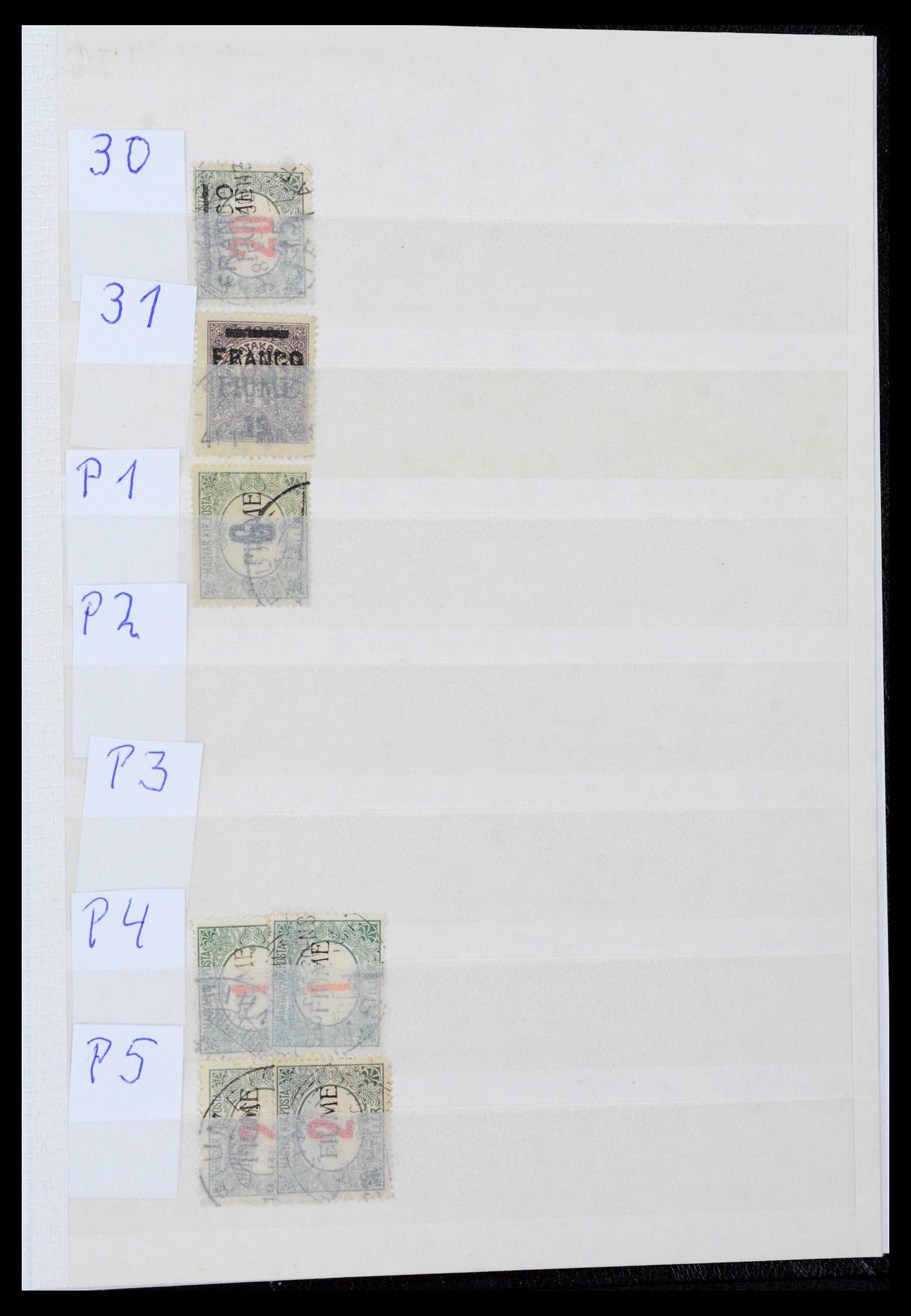 38506 0069 - Postzegelverzameling 38506 Fiume 1920-1924.