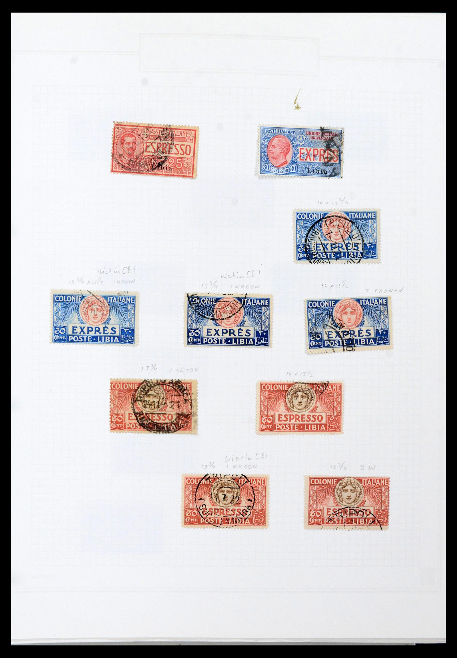 38512 0068 - Stamp collection 38512 Italy 1900-1930.