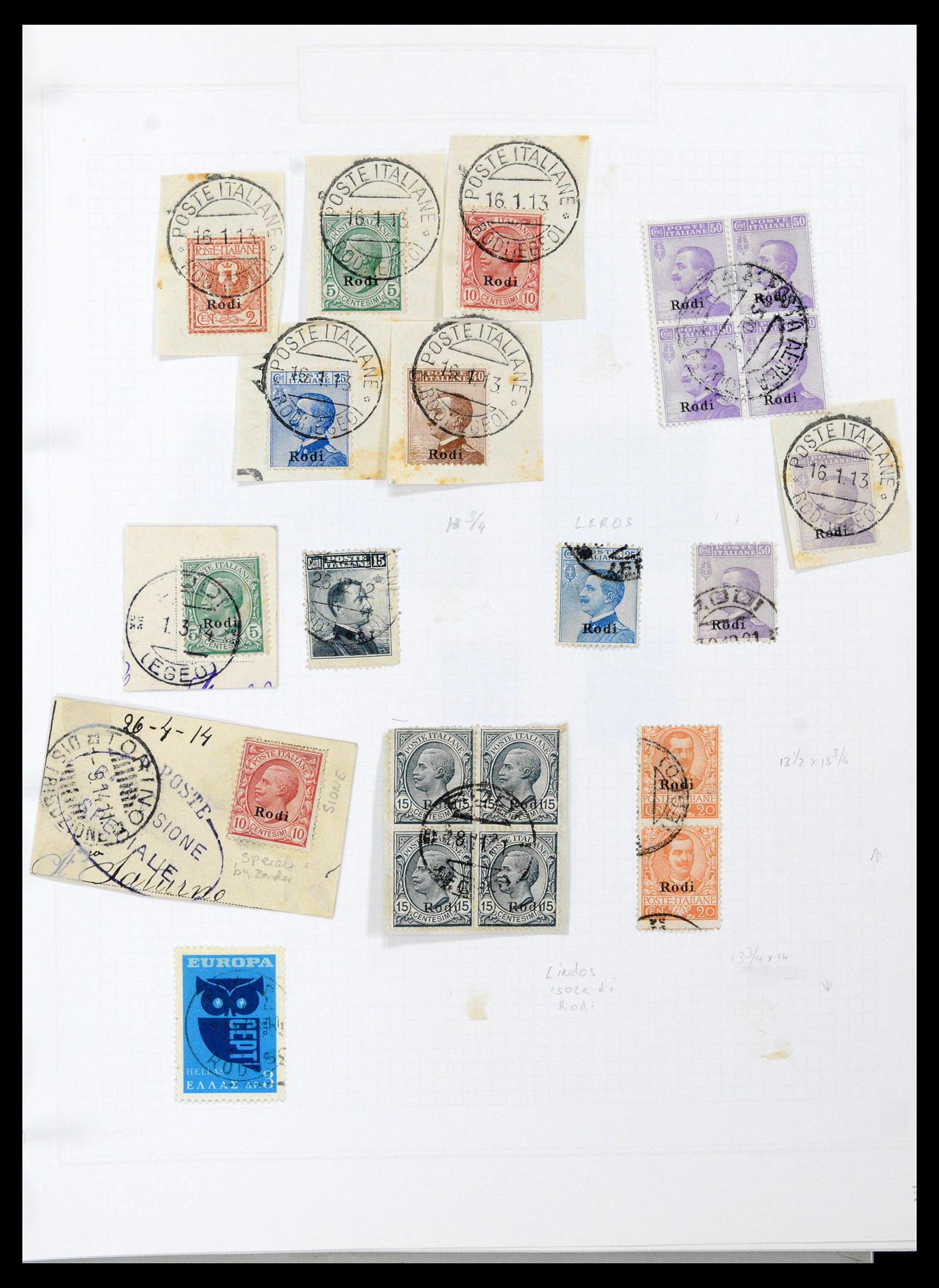 38512 0077 - Stamp collection 38512 Italy 1900-1930.