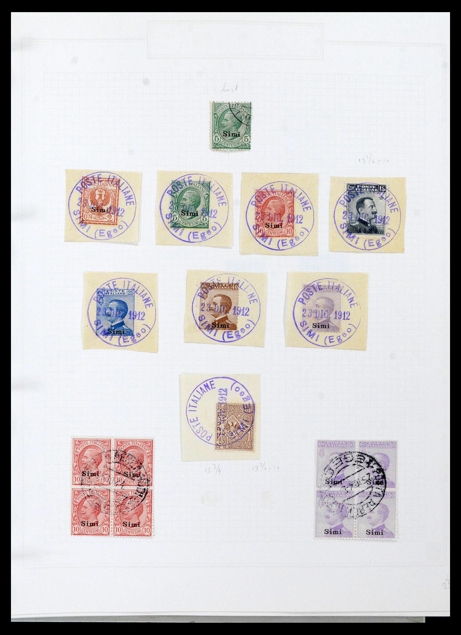 38512 0080 - Stamp collection 38512 Italy 1900-1930.