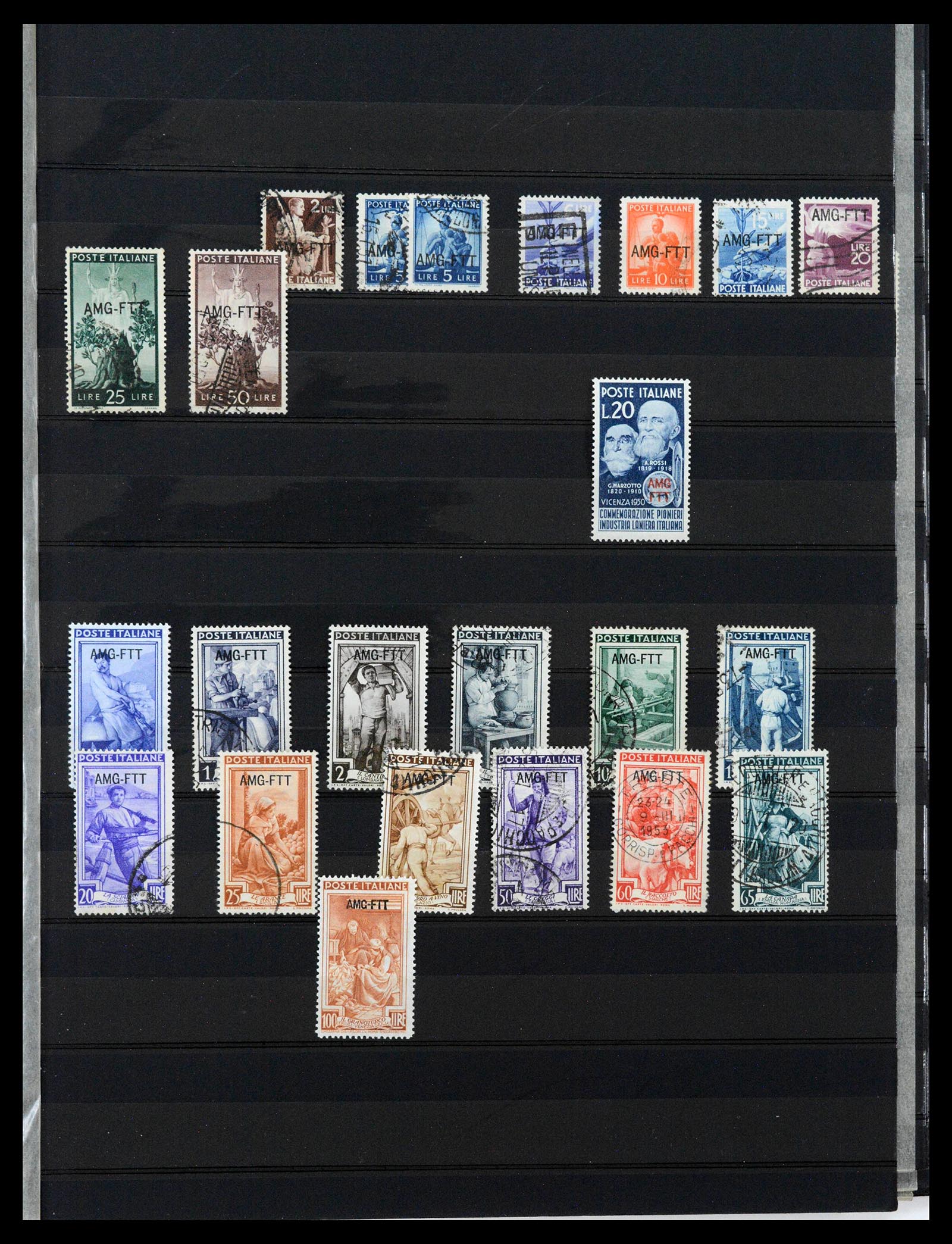 38512 0141 - Postzegelverzameling 38512 Italië 1900-1930.