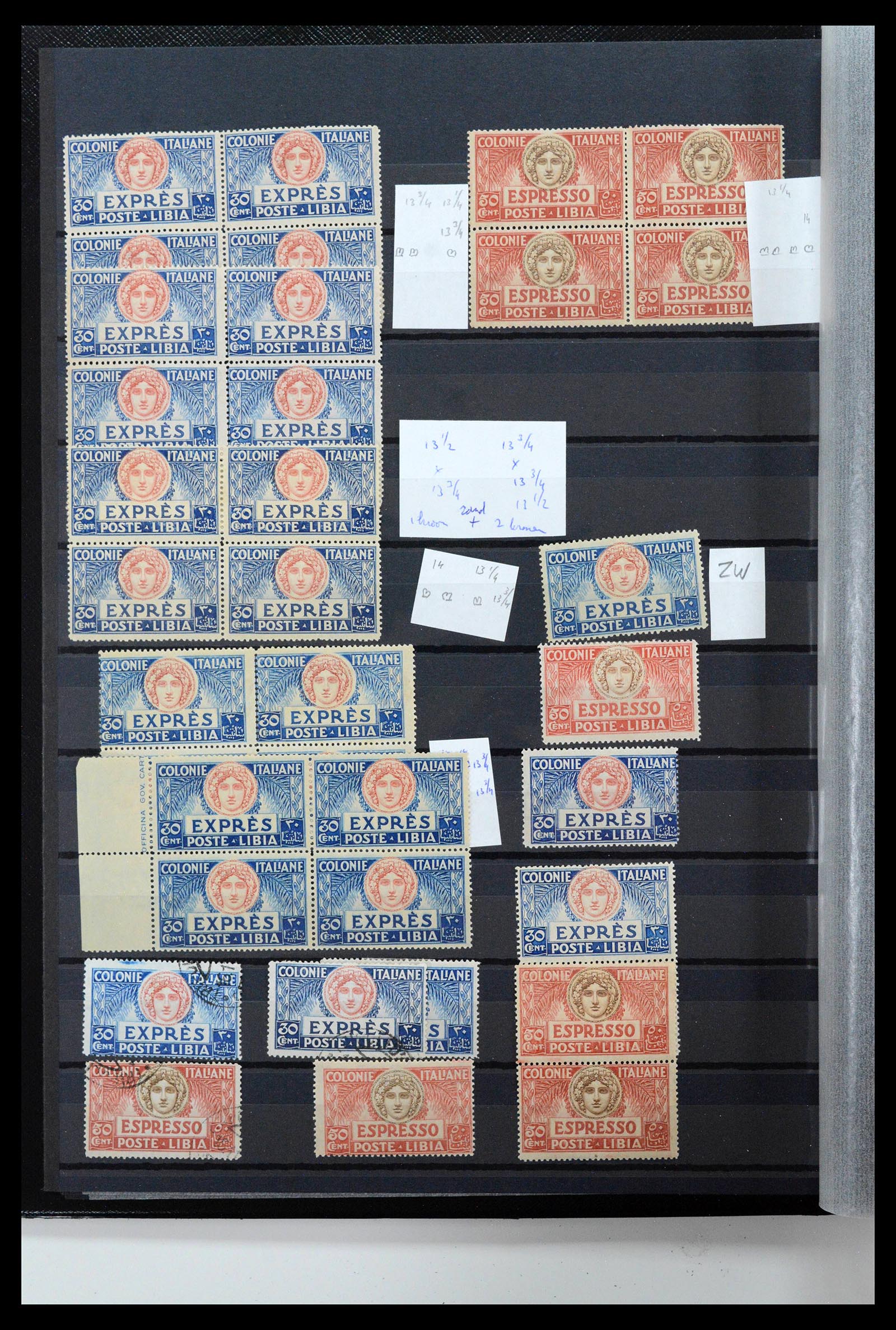 38512 0158 - Postzegelverzameling 38512 Italië 1900-1930.