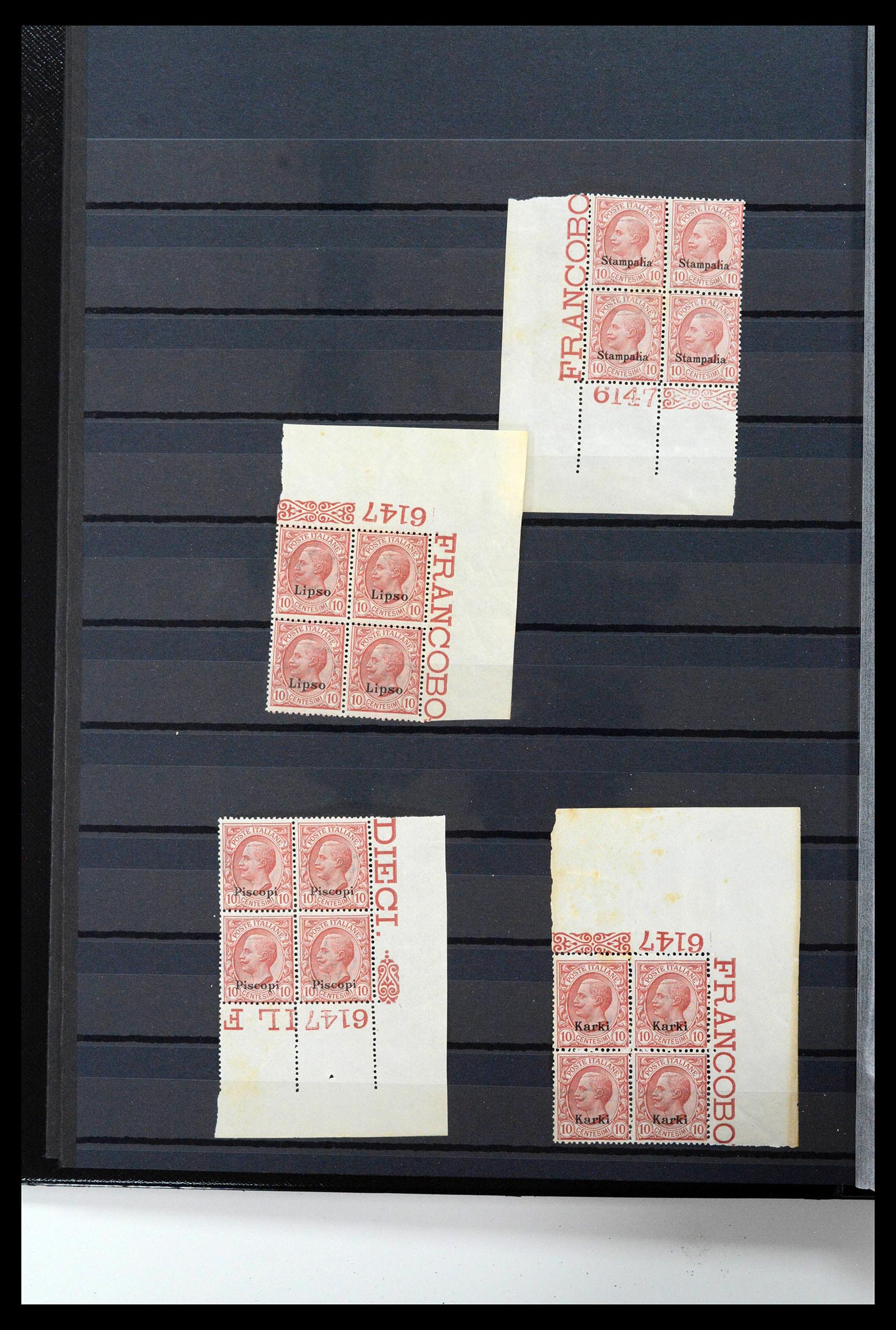 38512 0160 - Postzegelverzameling 38512 Italië 1900-1930.