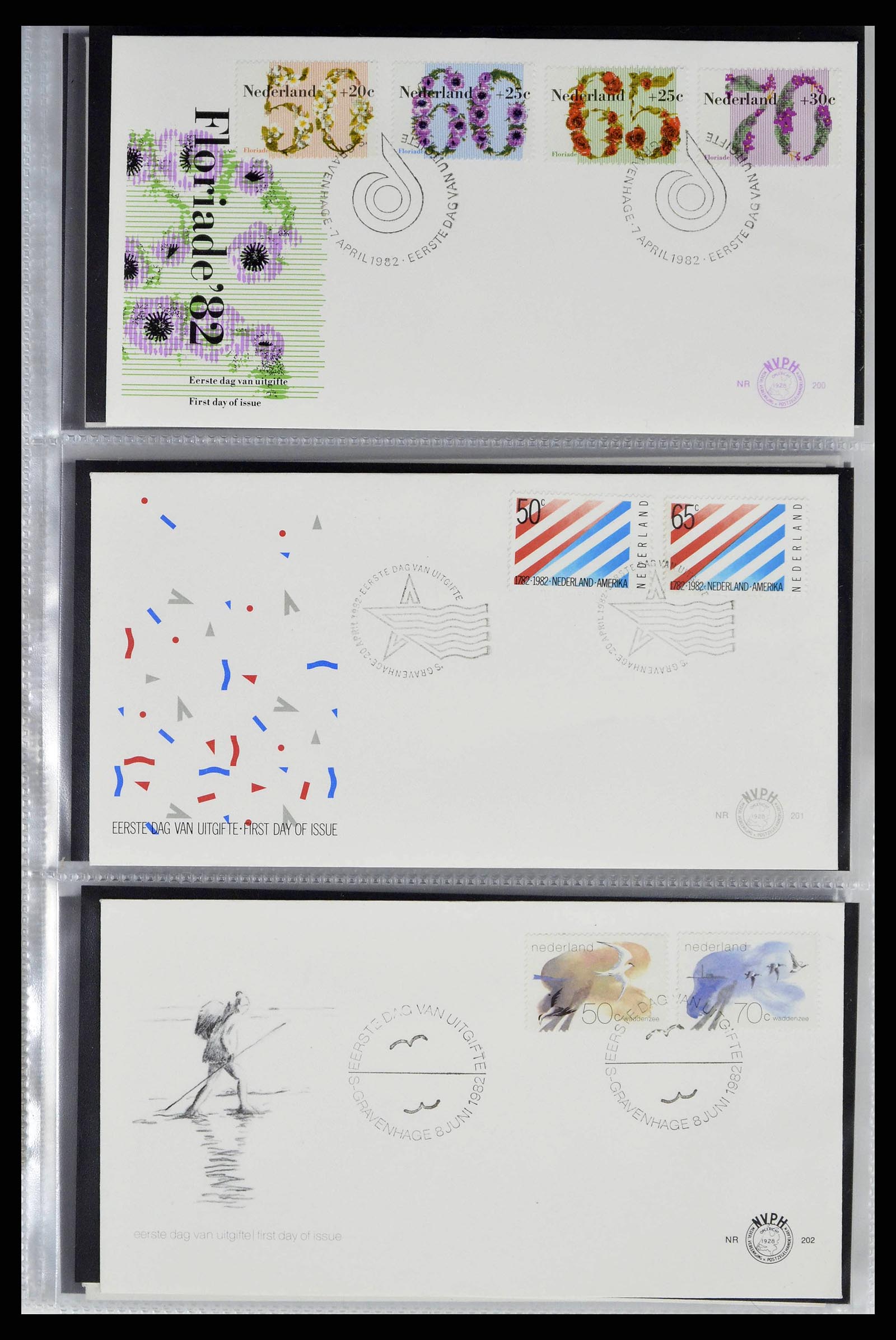 38517 0122 - Postzegelverzameling 38517 Nederland FDC's 1981-2011.