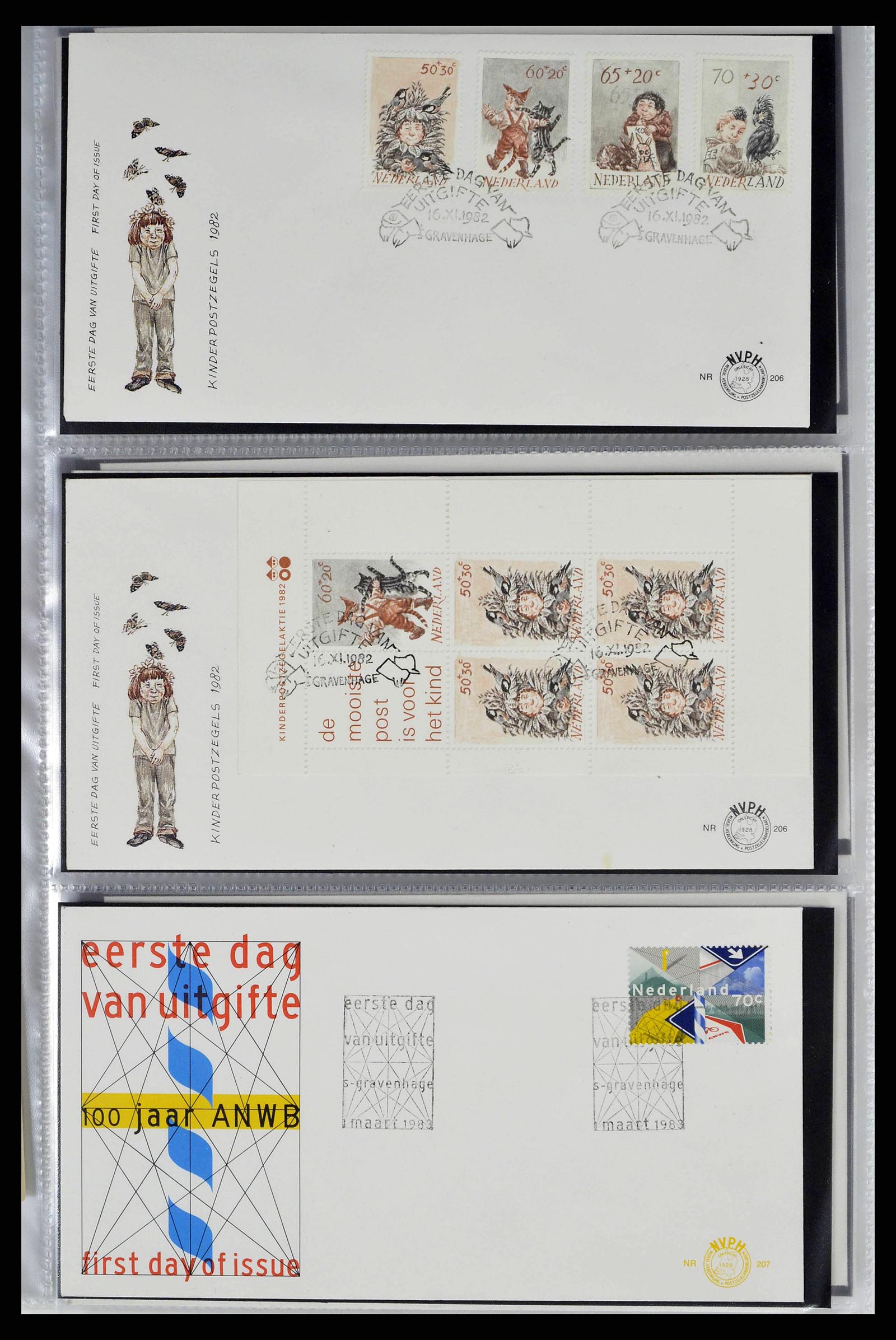 38517 0124 - Postzegelverzameling 38517 Nederland FDC's 1981-2011.