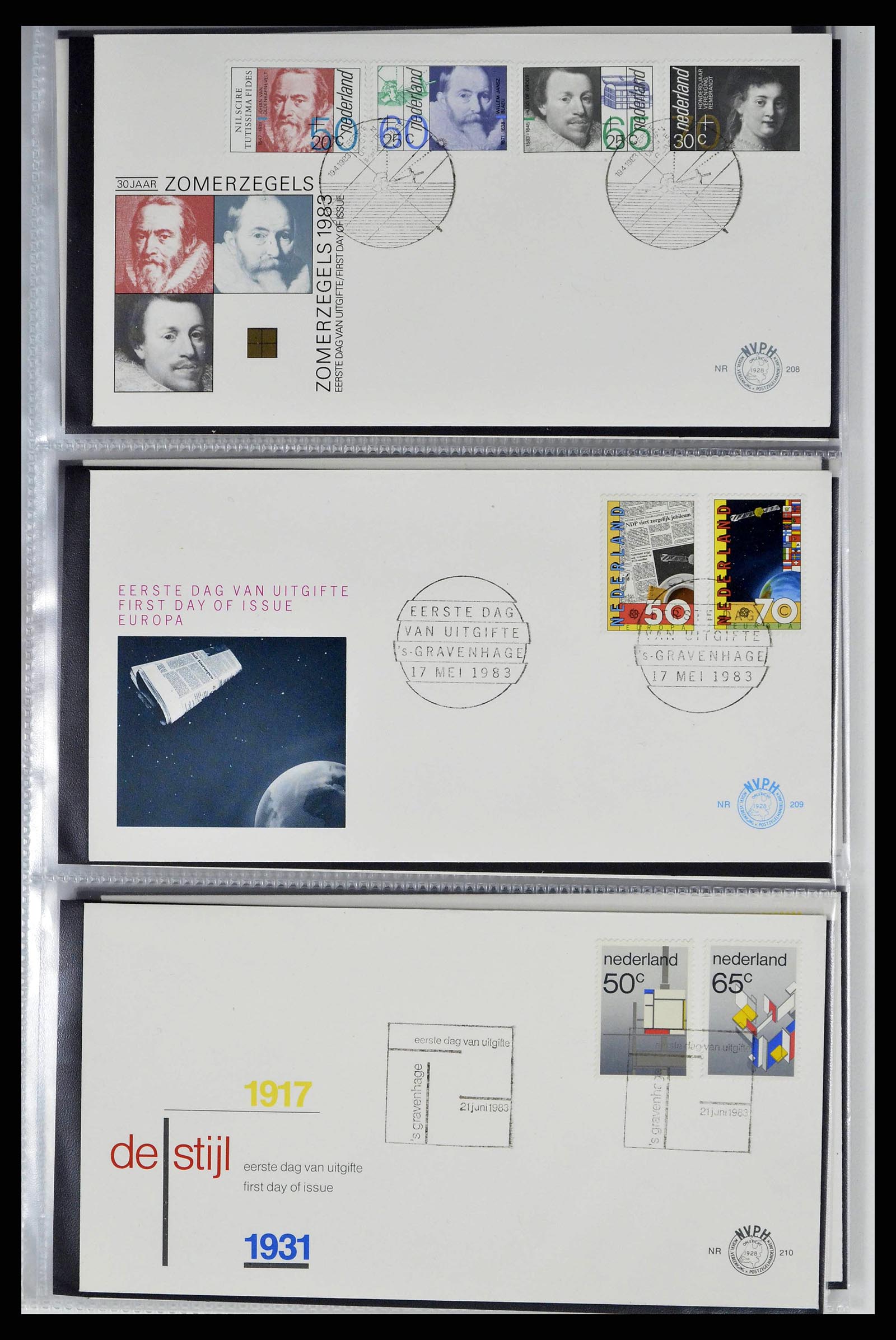 38517 0125 - Postzegelverzameling 38517 Nederland FDC's 1981-2011.
