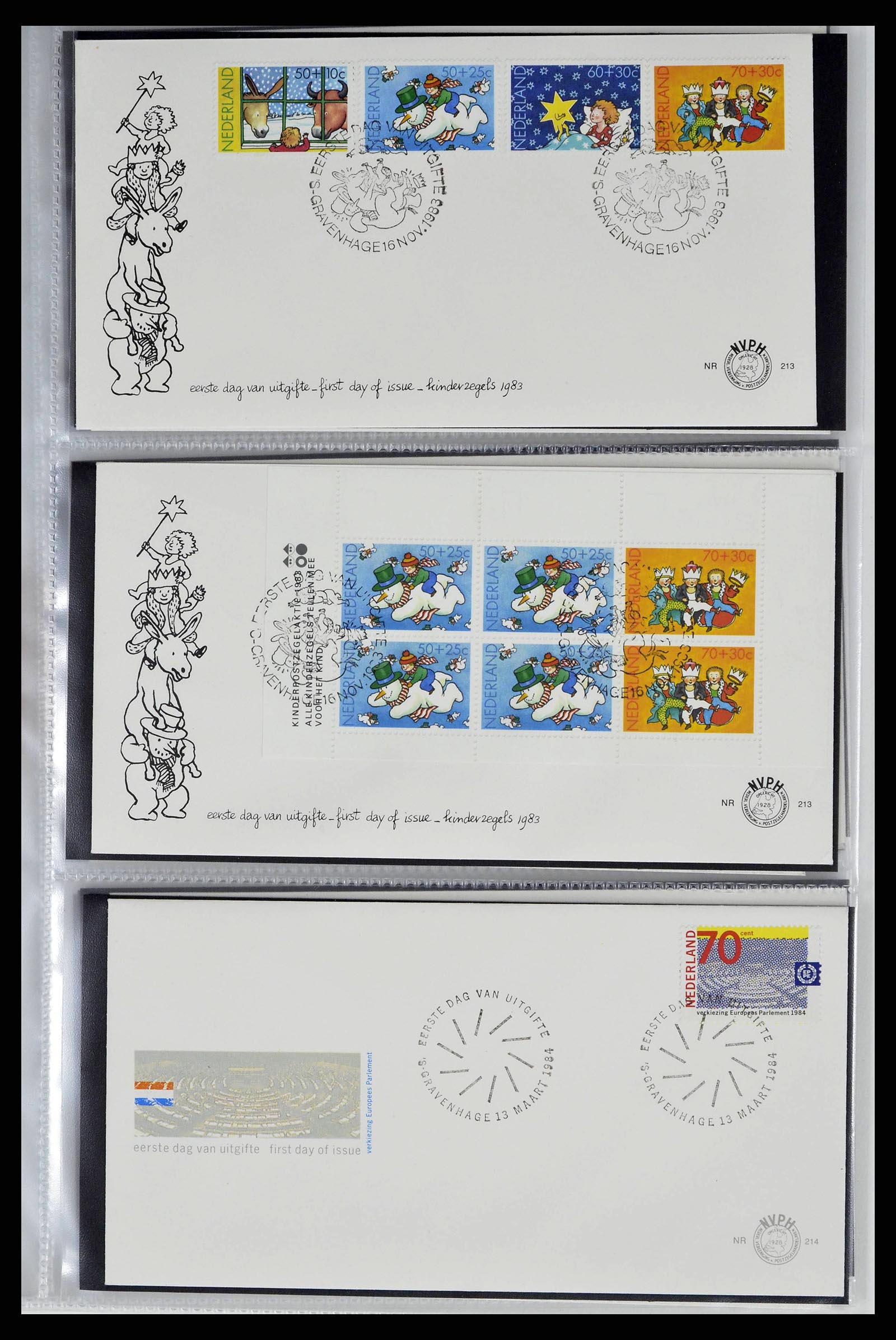 38517 0127 - Postzegelverzameling 38517 Nederland FDC's 1981-2011.