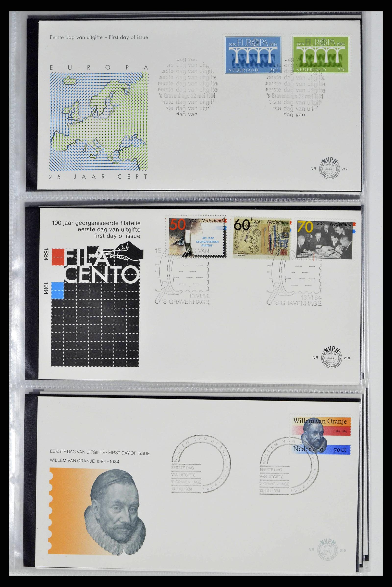38517 0129 - Postzegelverzameling 38517 Nederland FDC's 1981-2011.