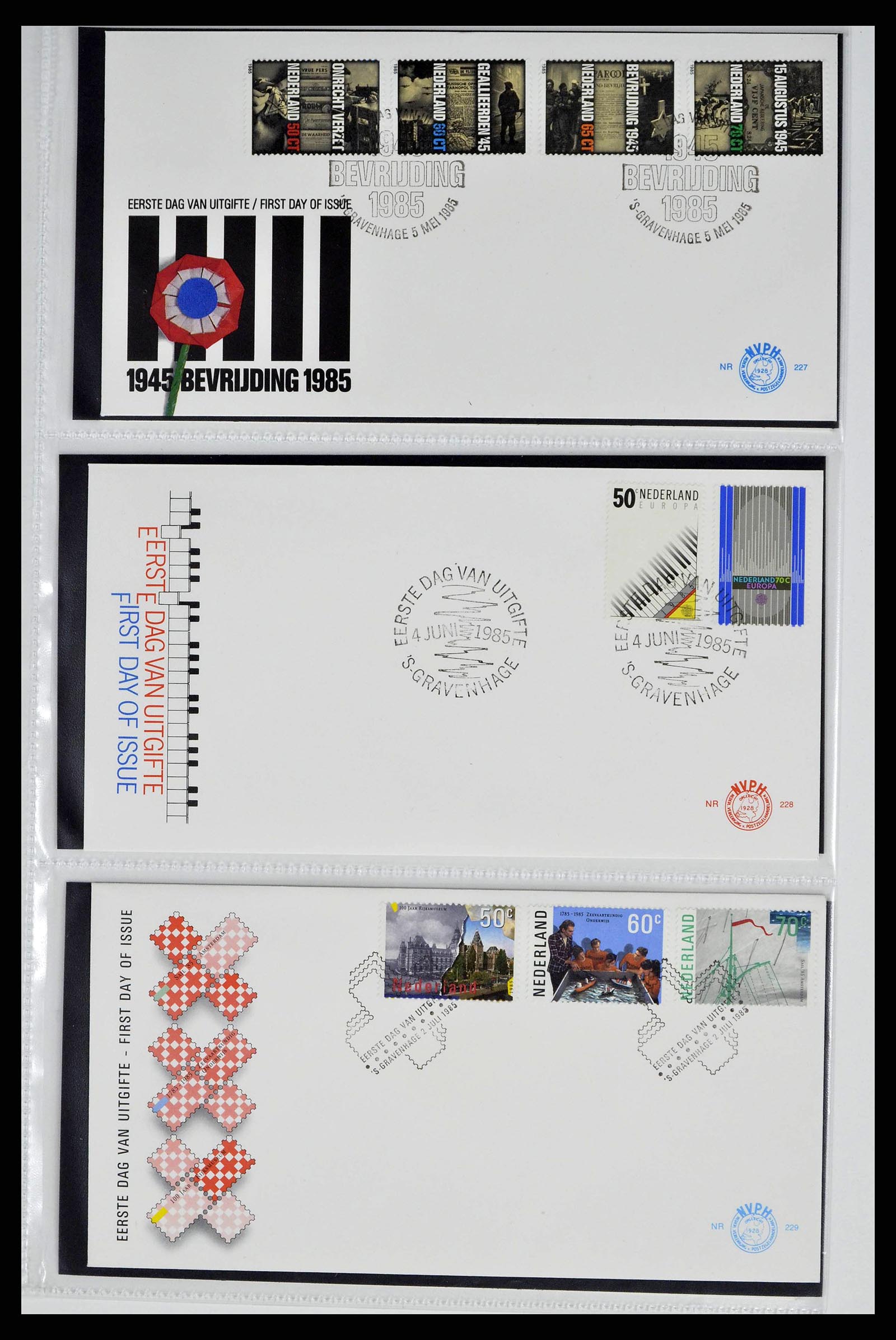 38517 0133 - Postzegelverzameling 38517 Nederland FDC's 1981-2011.