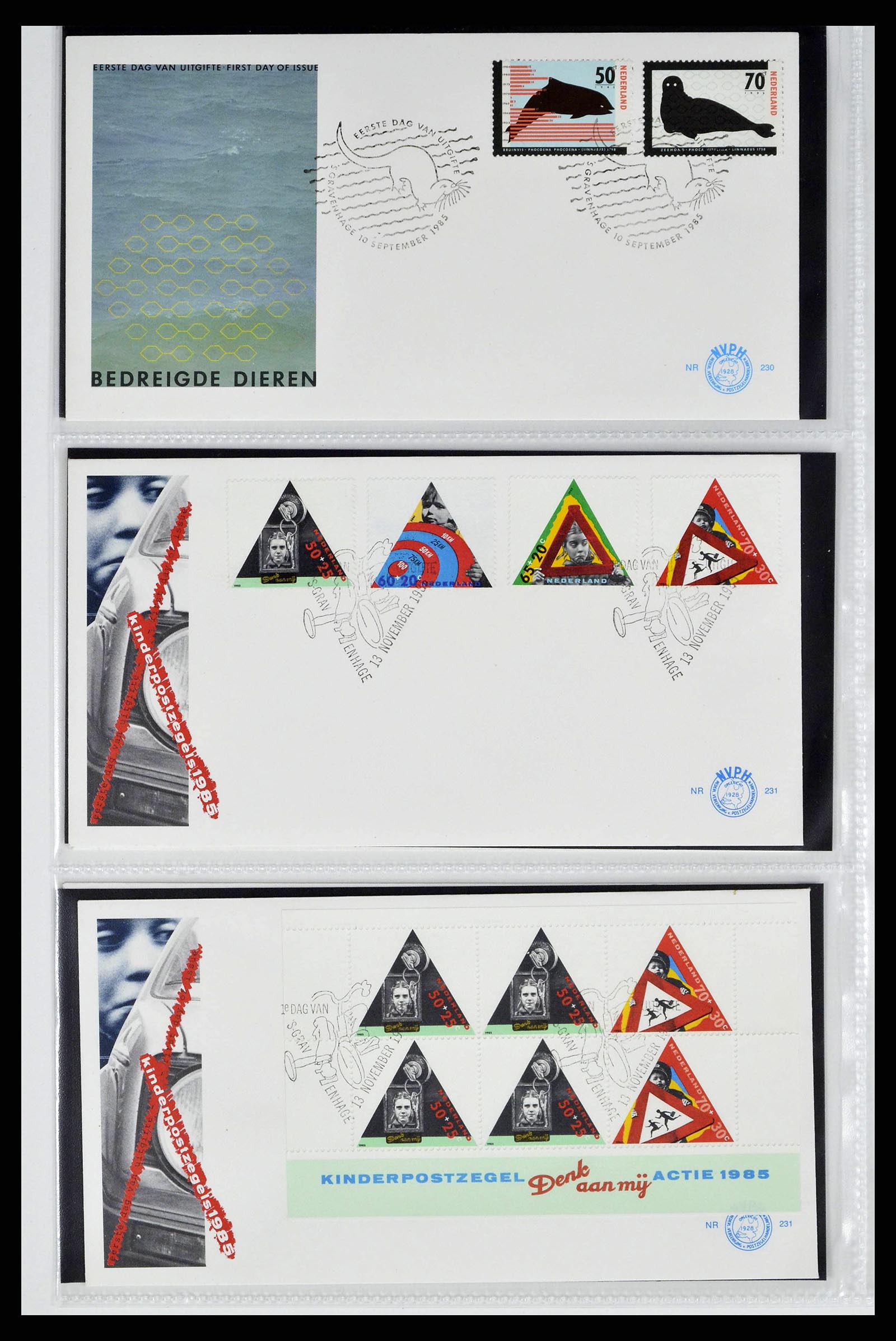 38517 0134 - Postzegelverzameling 38517 Nederland FDC's 1981-2011.