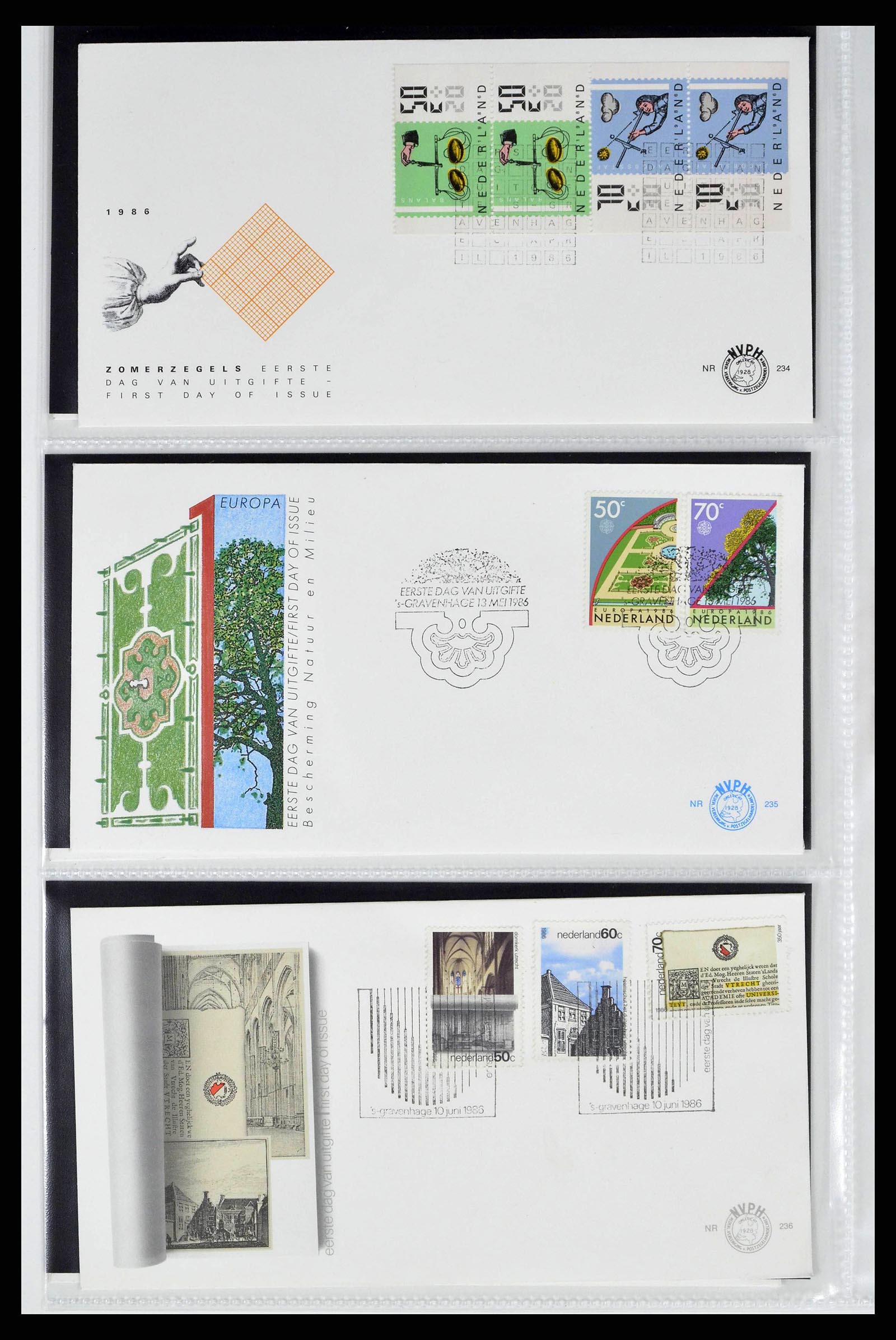 38517 0136 - Postzegelverzameling 38517 Nederland FDC's 1981-2011.
