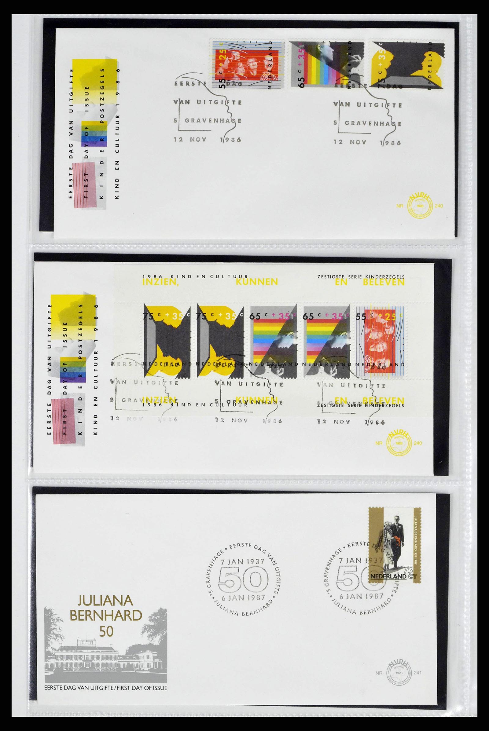 38517 0138 - Postzegelverzameling 38517 Nederland FDC's 1981-2011.