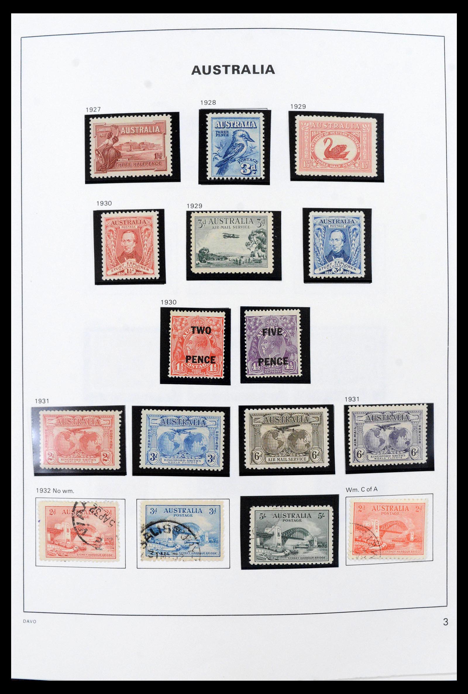 38518 0007 - Stamp collection 38518 Australia 1913-2007.