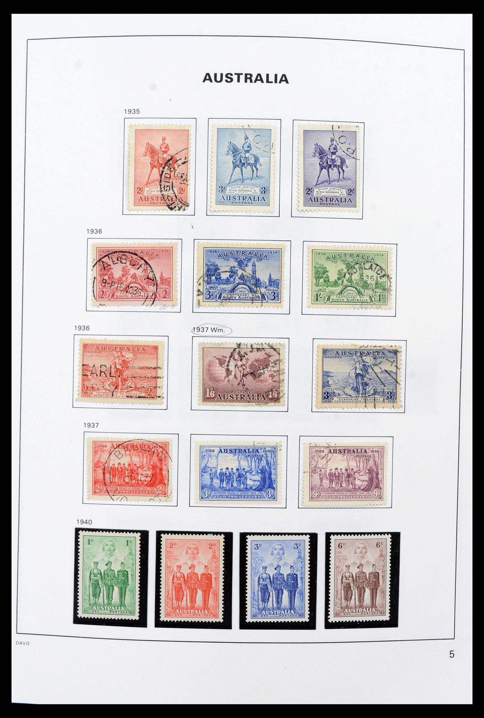 38518 0009 - Stamp collection 38518 Australia 1913-2007.