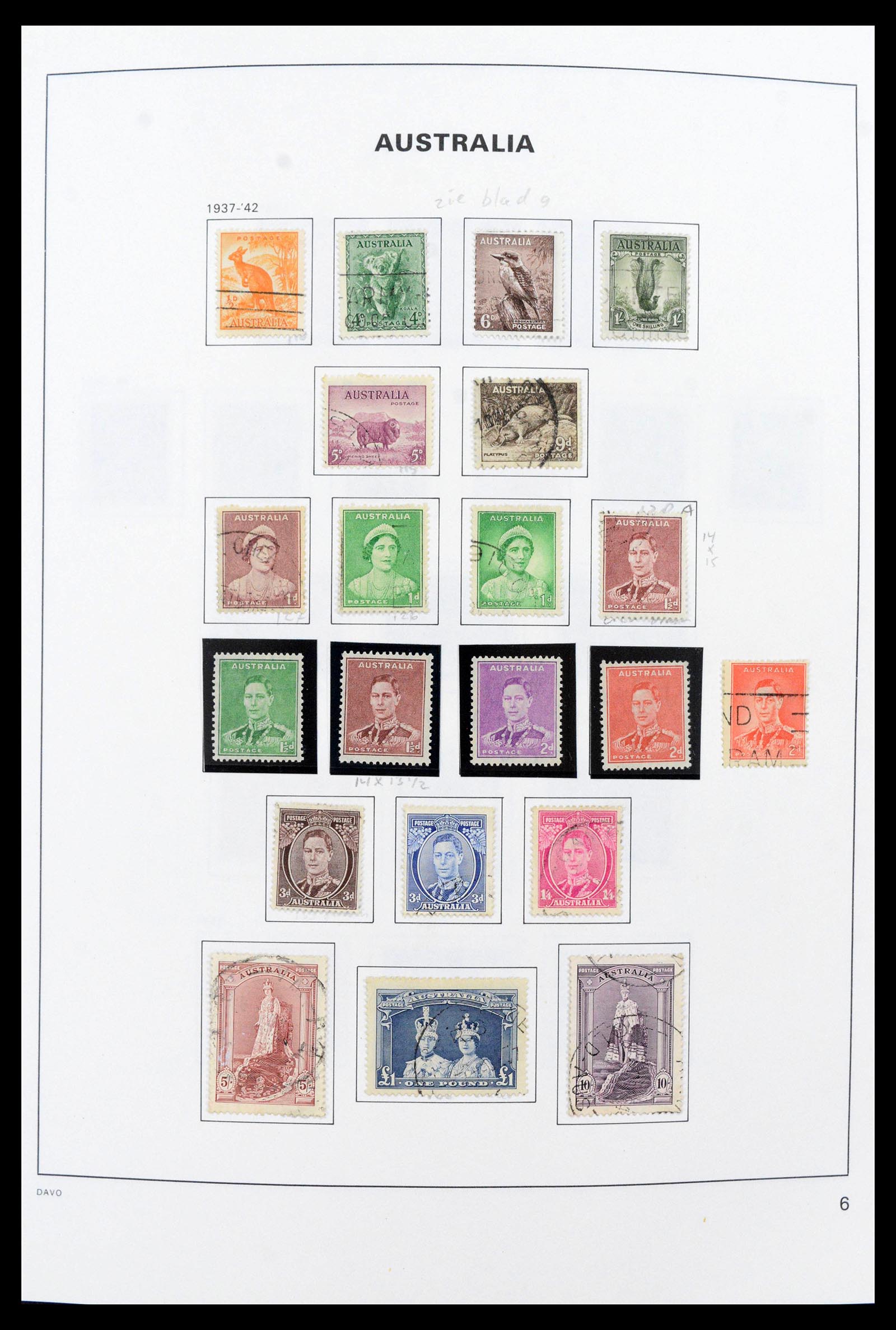 38518 0010 - Stamp collection 38518 Australia 1913-2007.