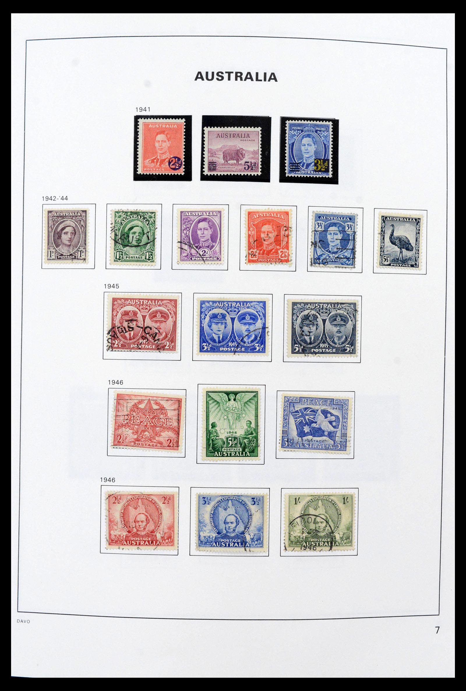 38518 0011 - Stamp collection 38518 Australia 1913-2007.