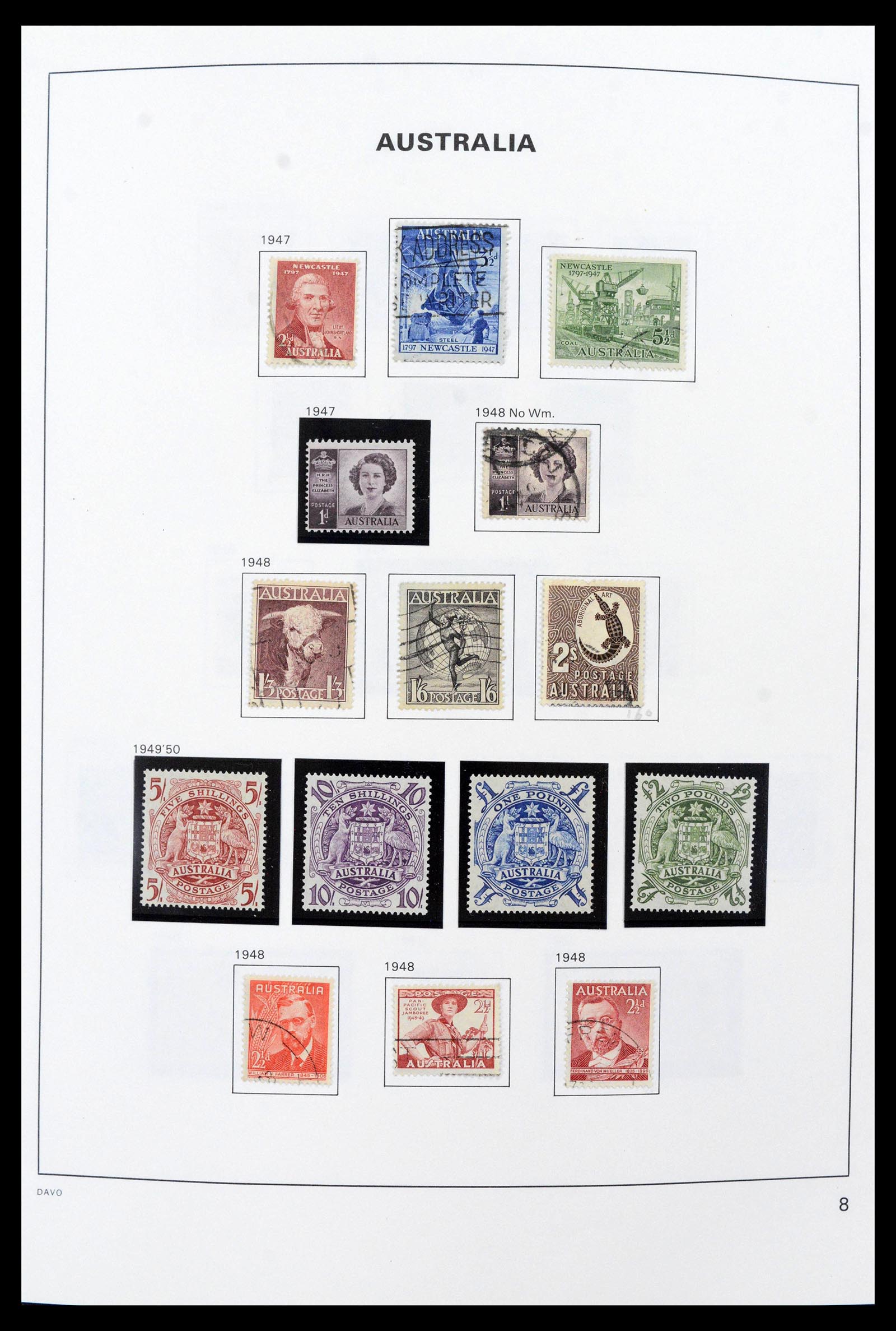 38518 0012 - Stamp collection 38518 Australia 1913-2007.