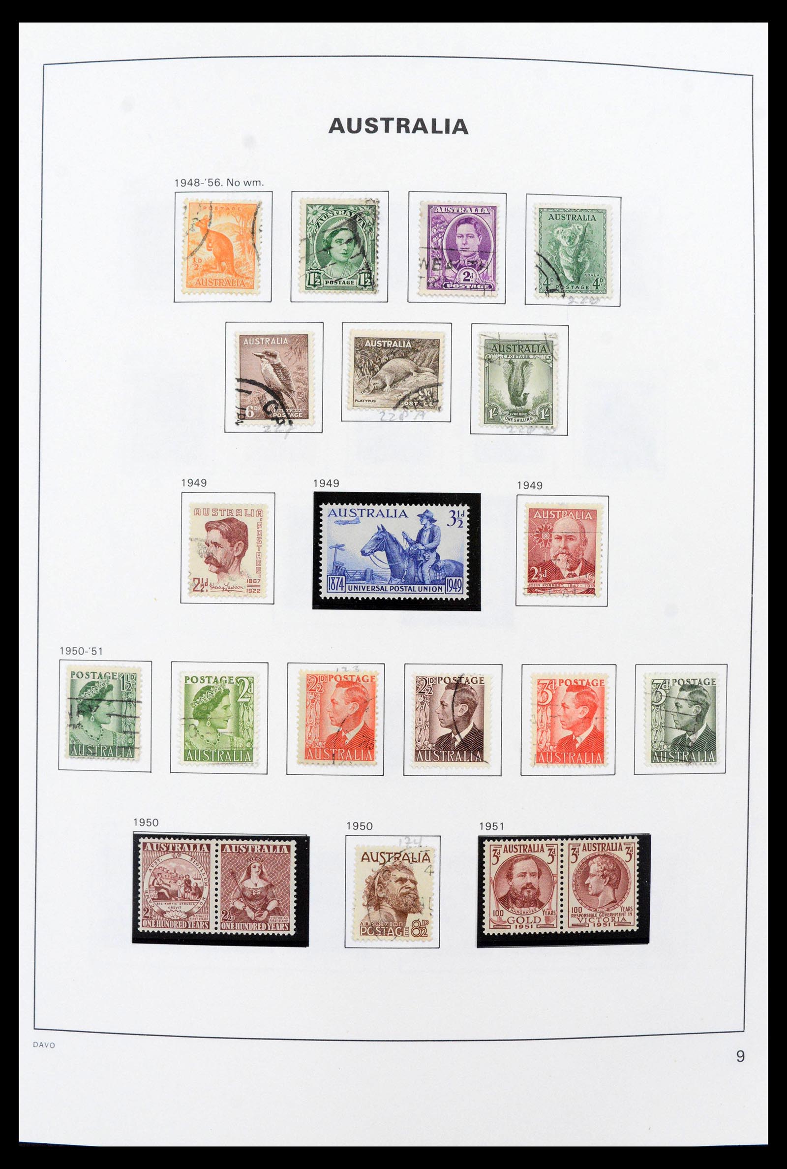 38518 0013 - Stamp collection 38518 Australia 1913-2007.