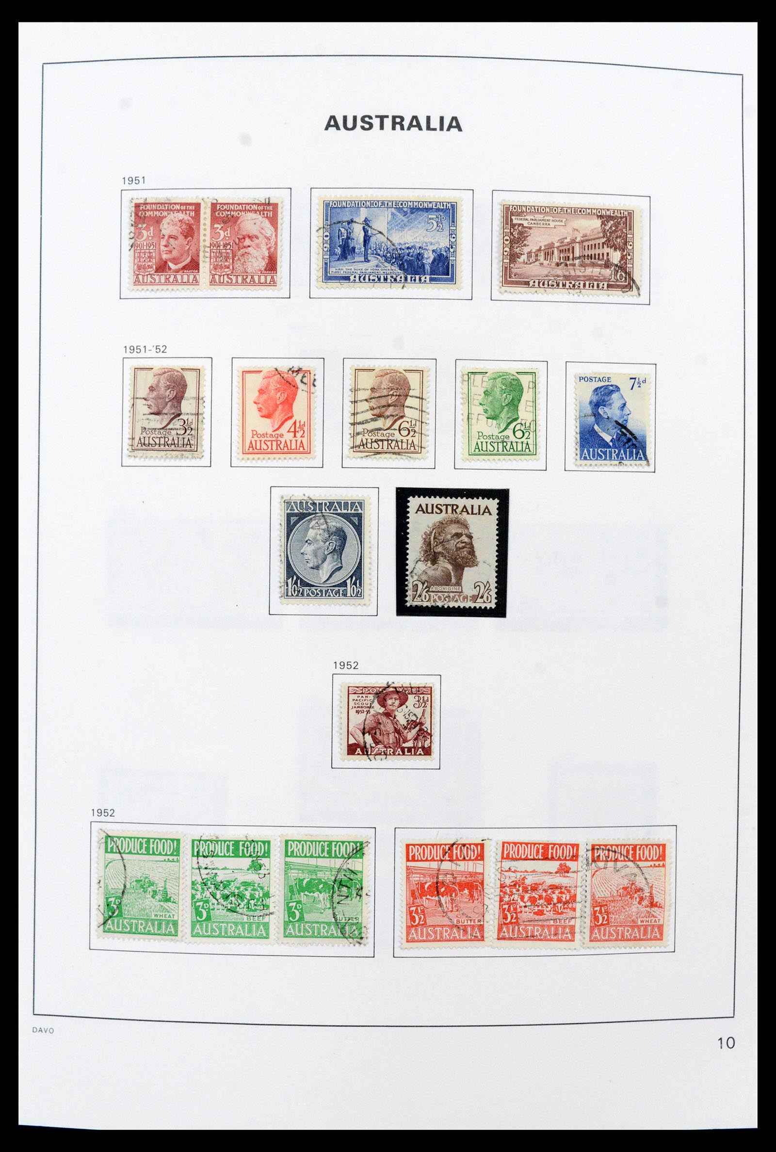 38518 0014 - Stamp collection 38518 Australia 1913-2007.