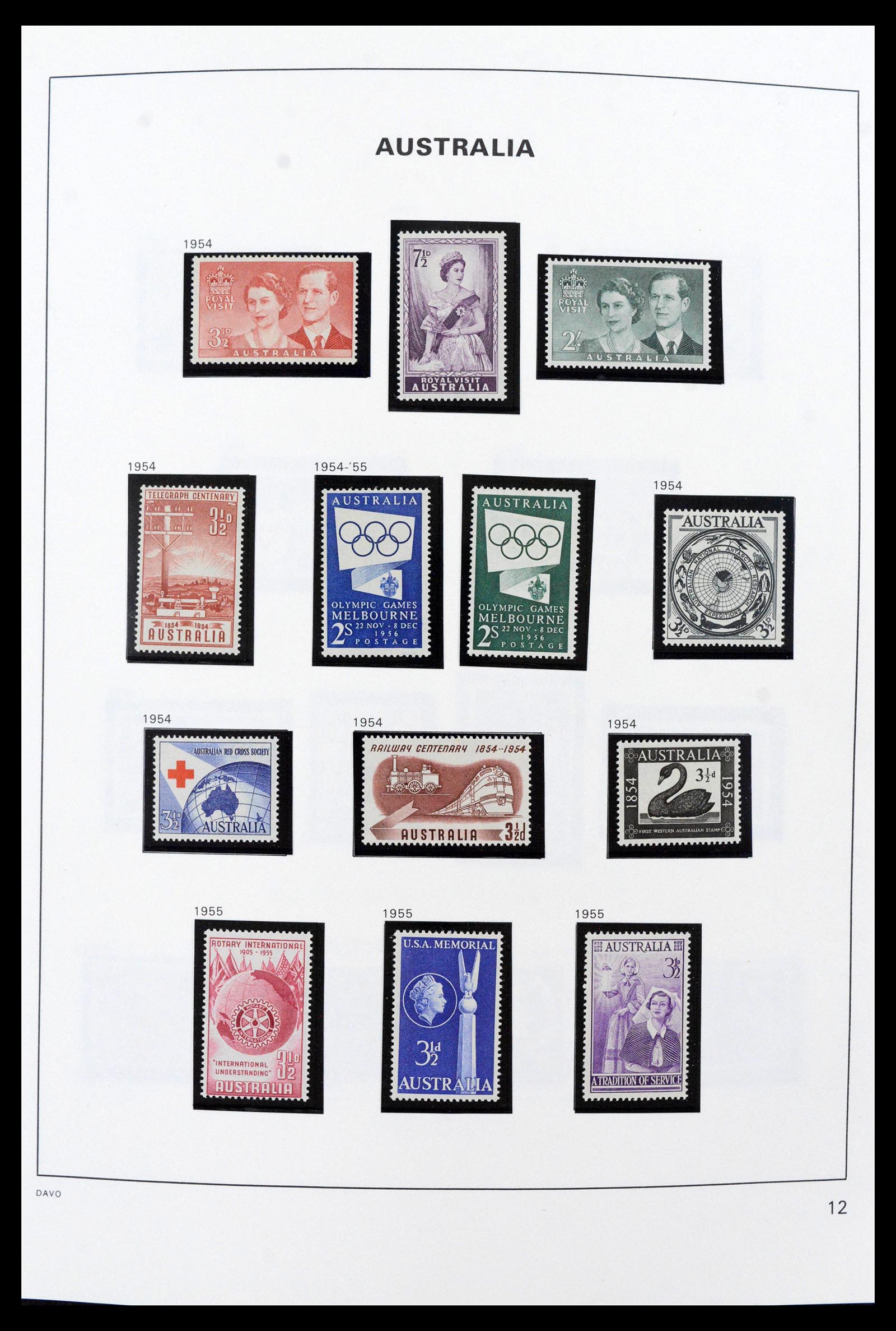 38518 0016 - Stamp collection 38518 Australia 1913-2007.