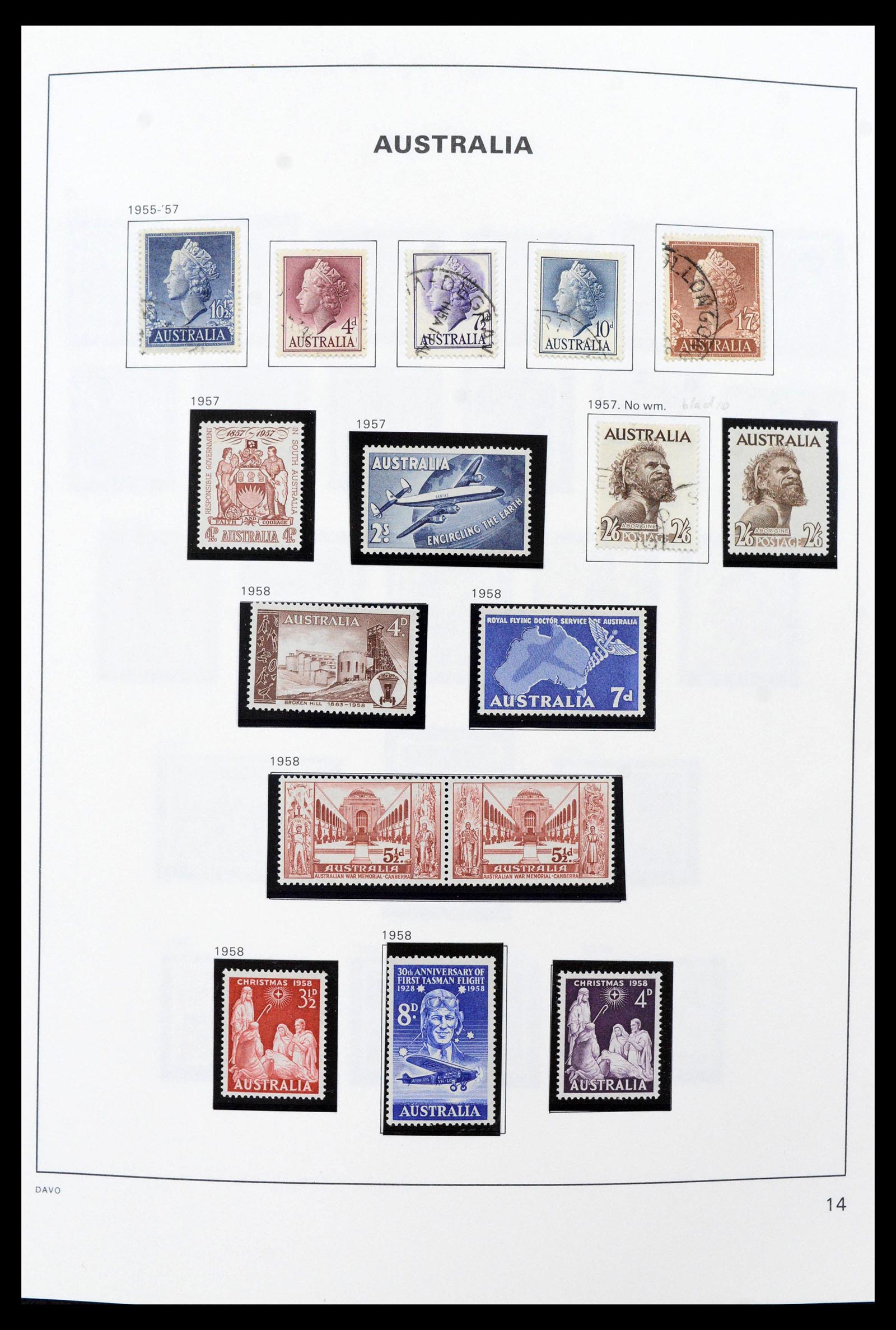 38518 0018 - Stamp collection 38518 Australia 1913-2007.