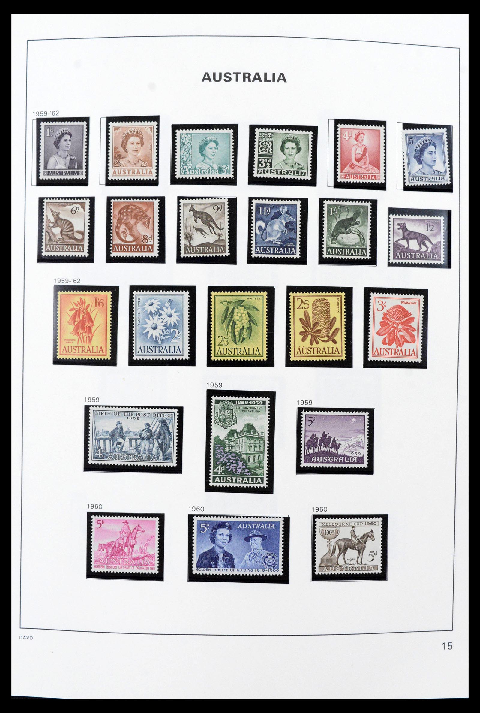 38518 0019 - Stamp collection 38518 Australia 1913-2007.